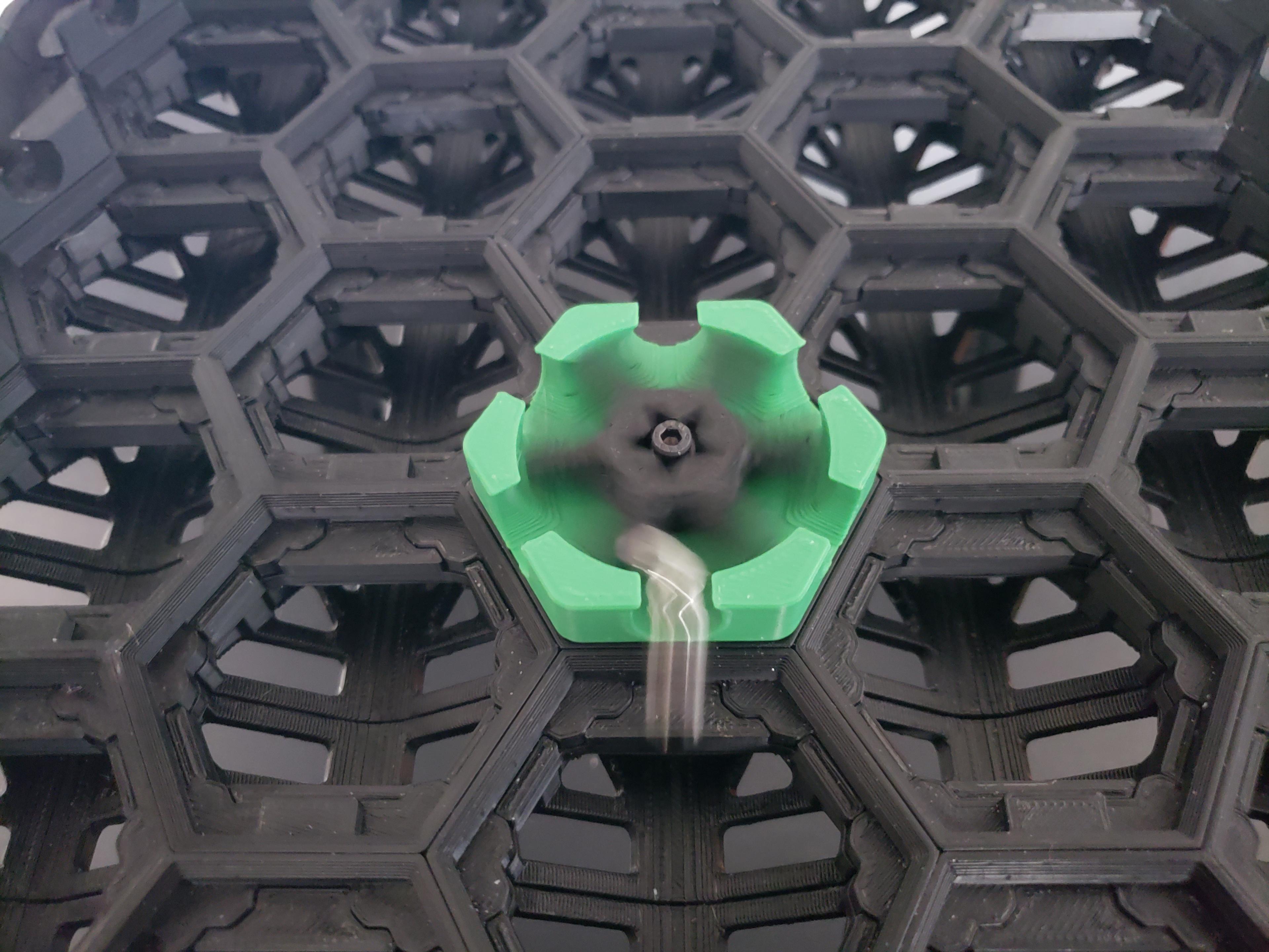 Hextraction Gear Spinner Tile 3d model