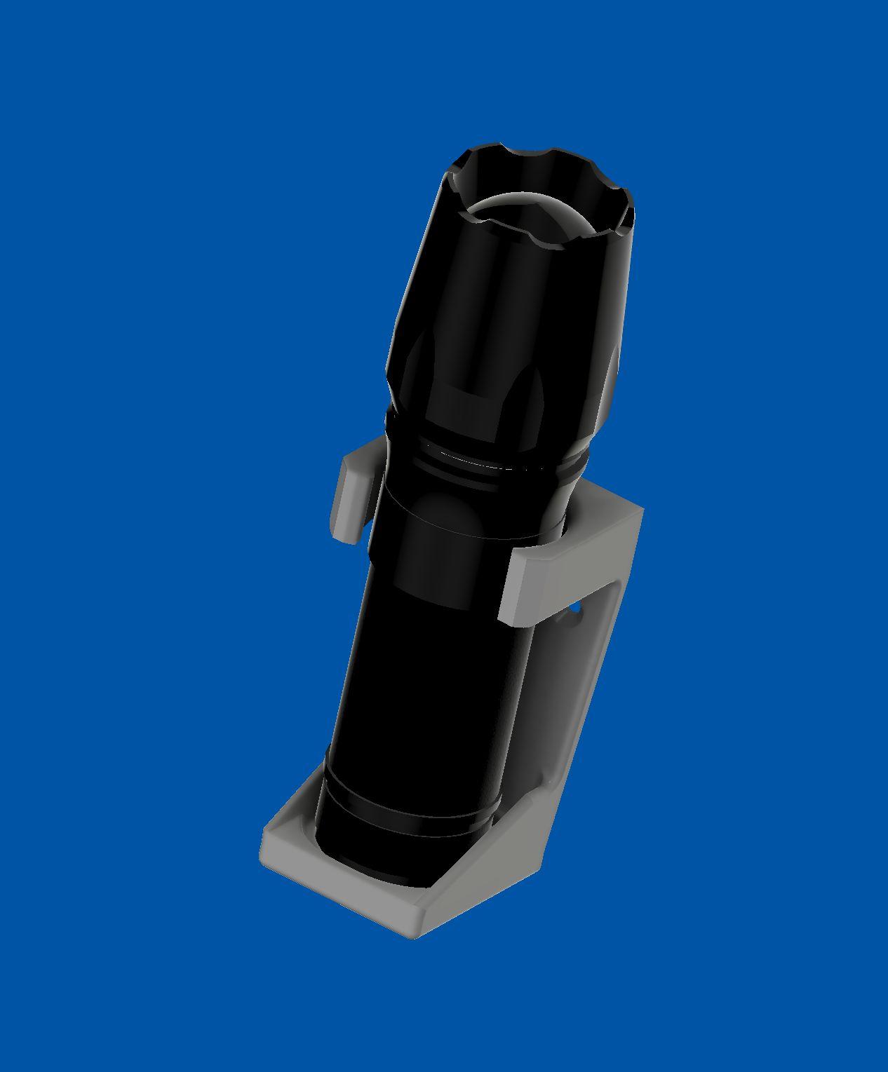 Flashlight Mount 3d model