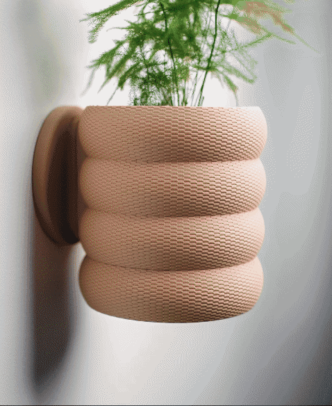 Bubble Weave Planter 3d model