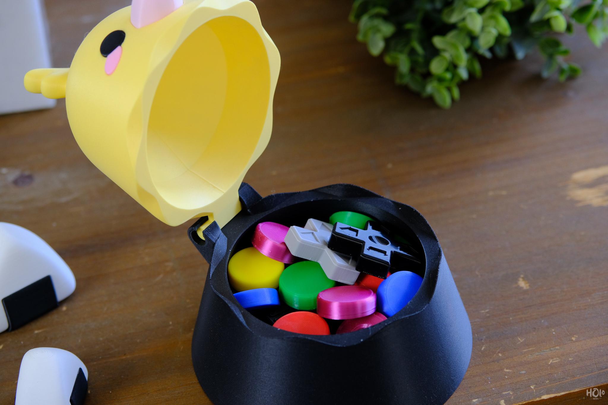 Kawaii Bird Loot Box - Print-in-Place - Holoprops 3d model