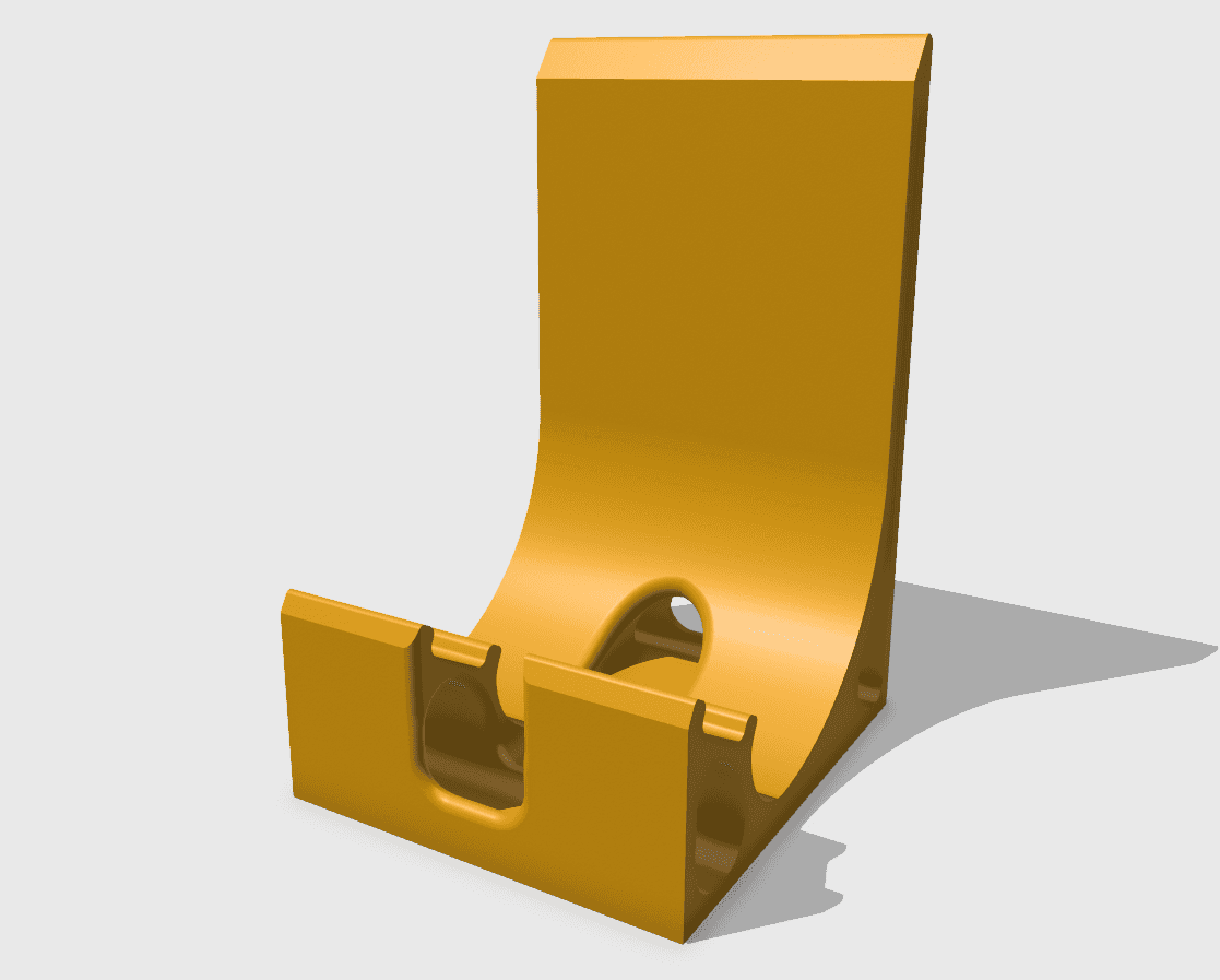 Cable_Phone_Stand.3mf 3d model