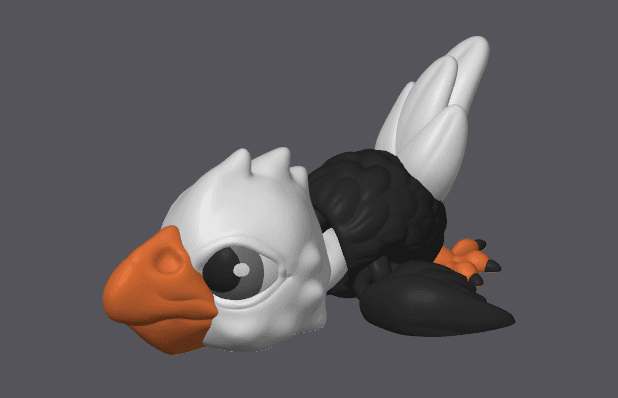 Sassie Hatchlings Eagle *Commercial Version* 3d model