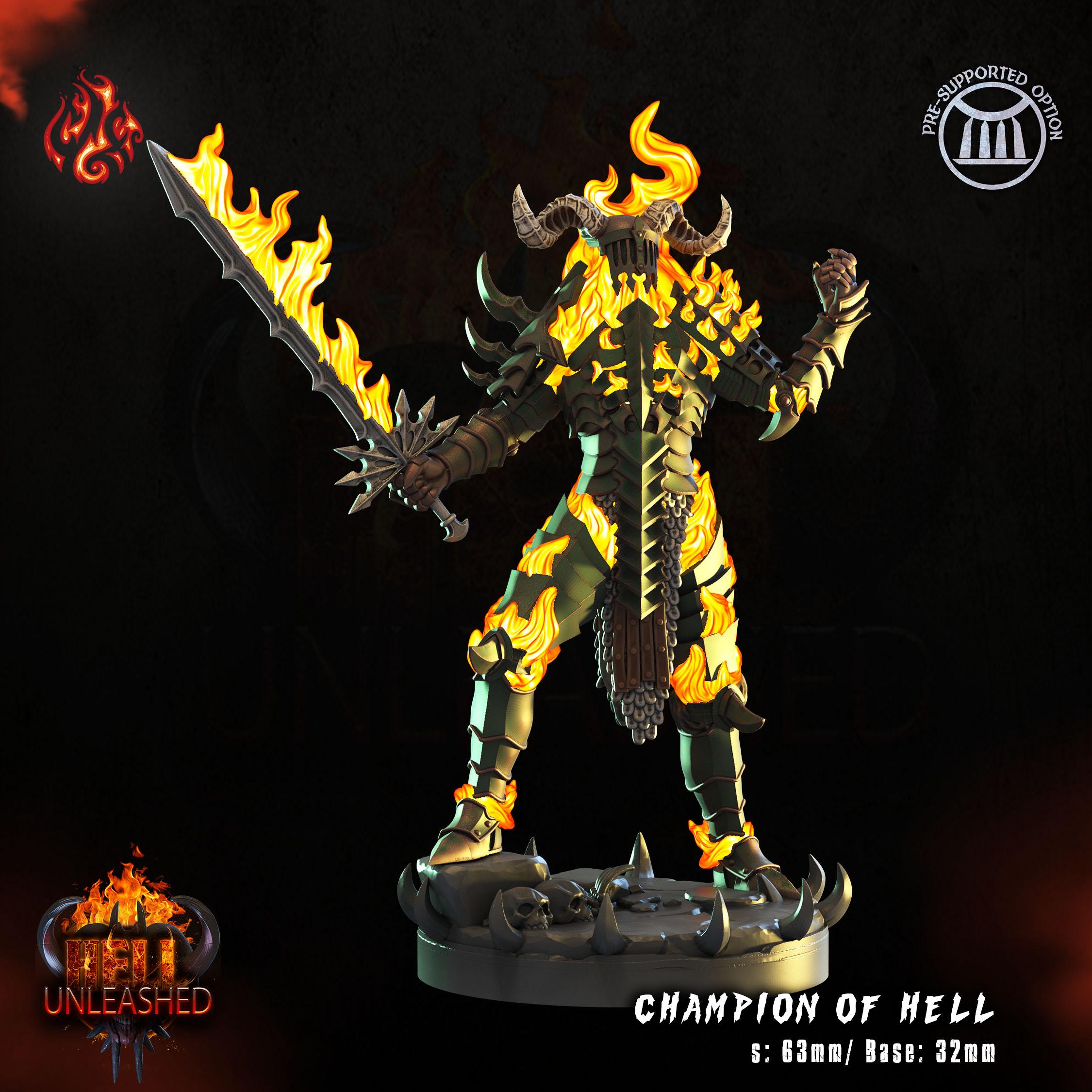 Champion of Hell 3d model