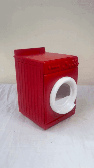 Mini Object | Mini Washing Machine Retro 3d model