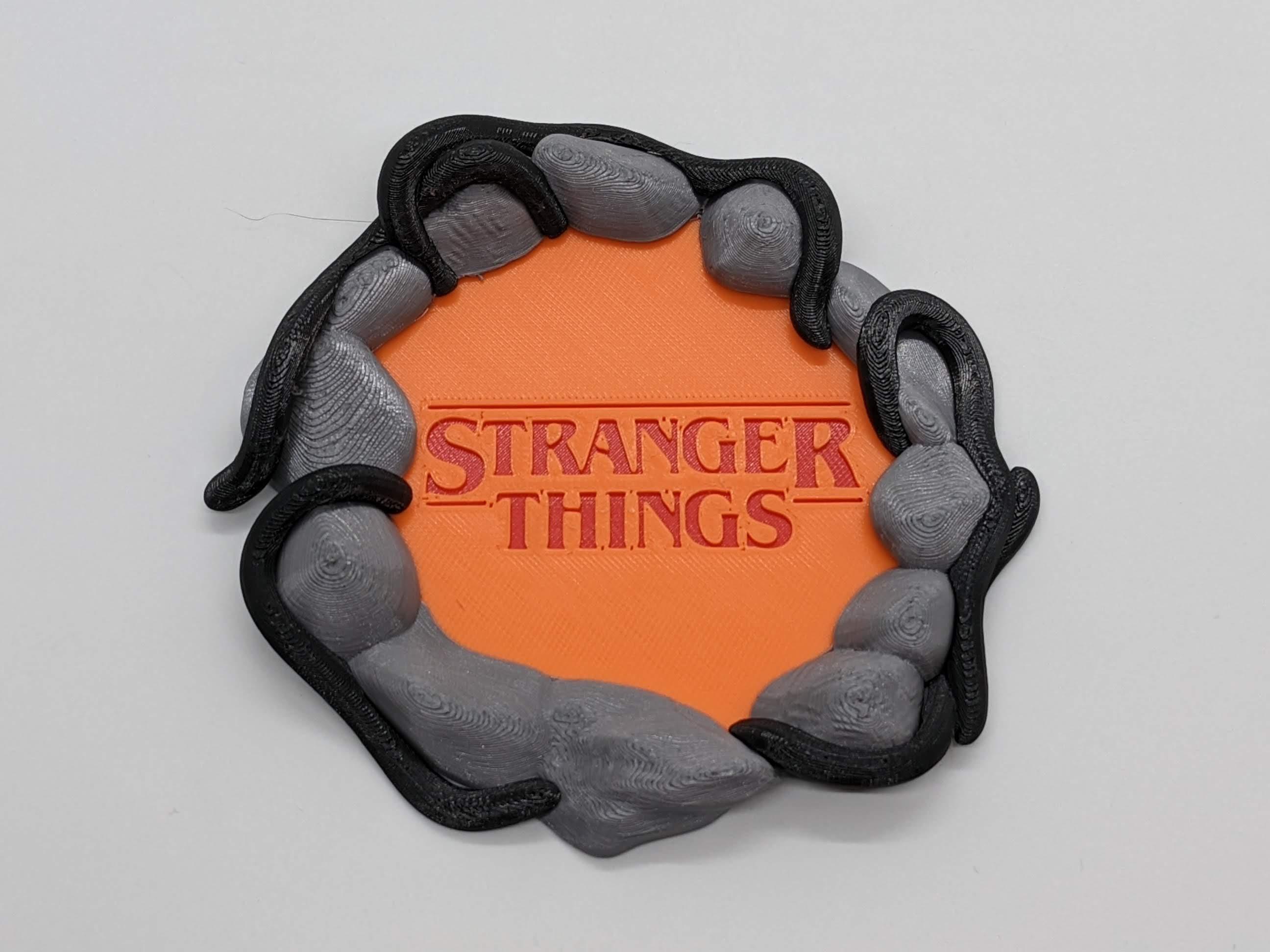 Stranger Things Watergate Coaster Multi Color (Not MMU) 3d model