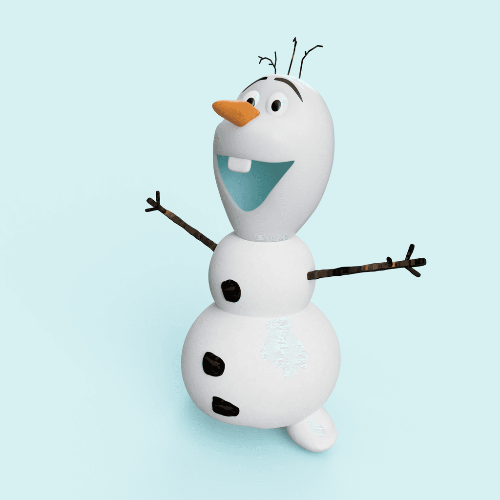 Olaf (Frozen) SLA/DLP 3d model