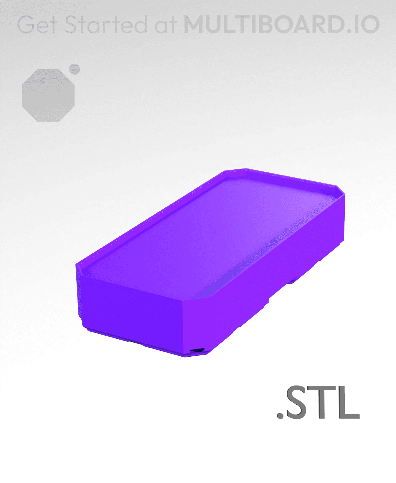 1x2x0·5 - Multibin Insert - STL Remixing File 3d model