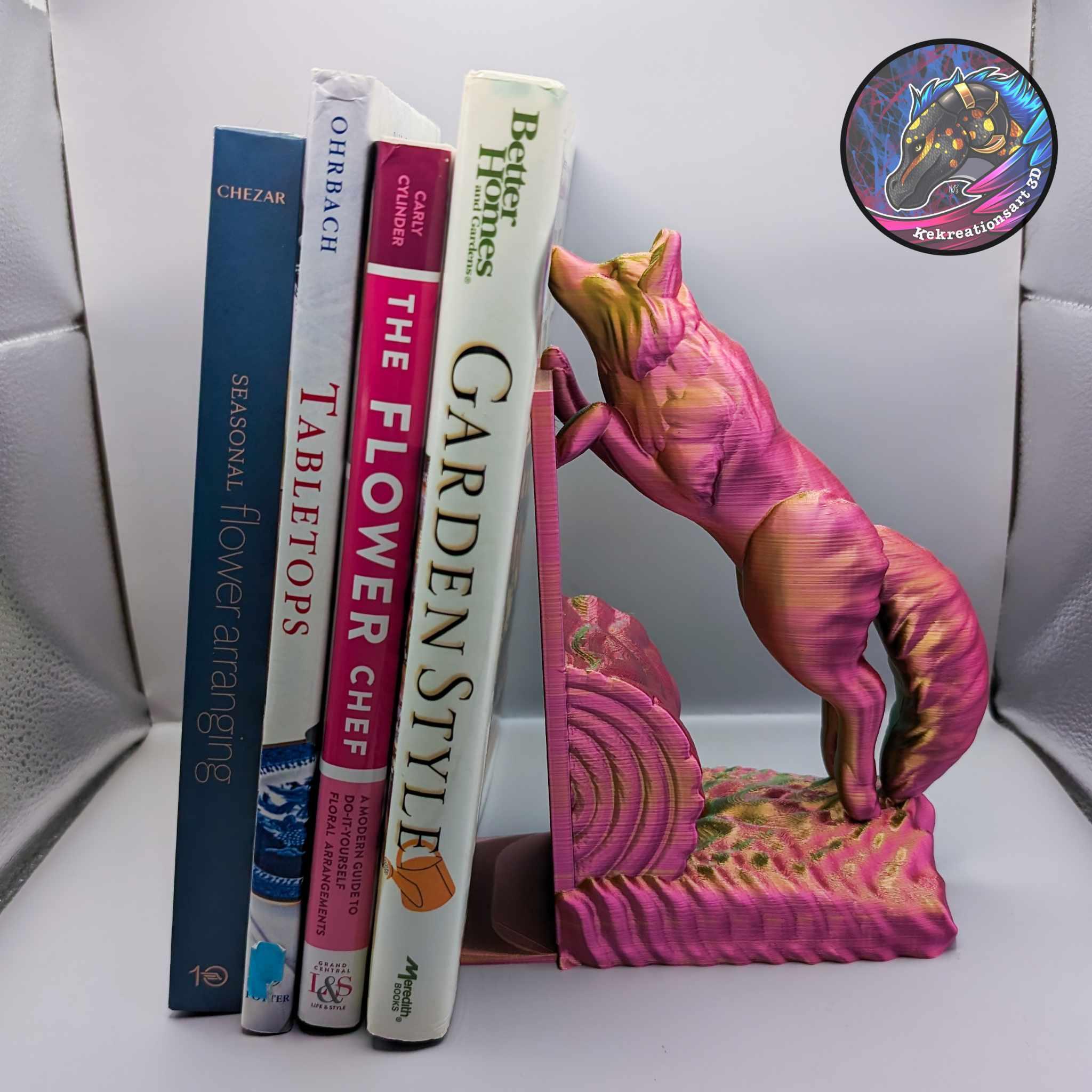 Fox Bookends 3d model