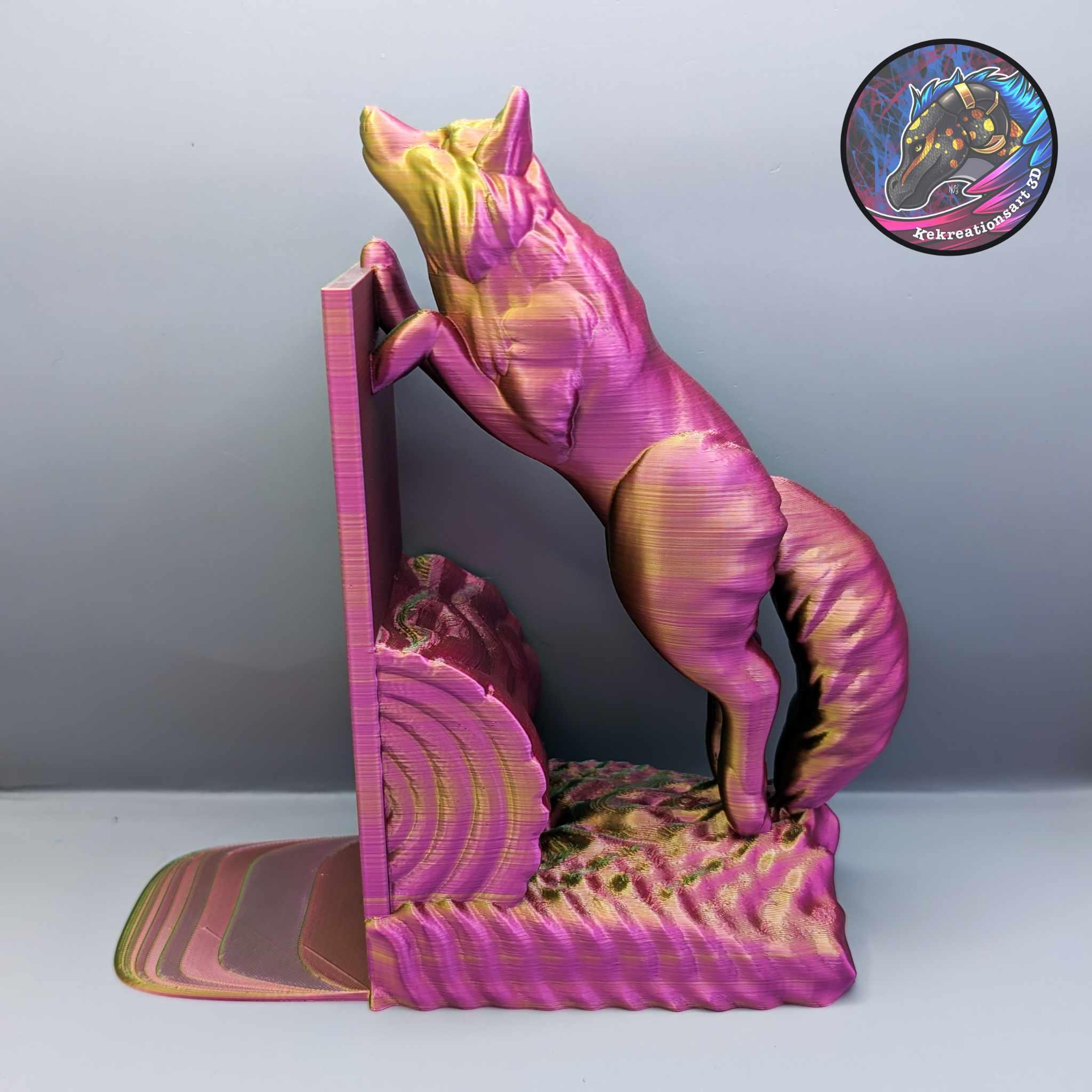 Fox Bookends 3d model