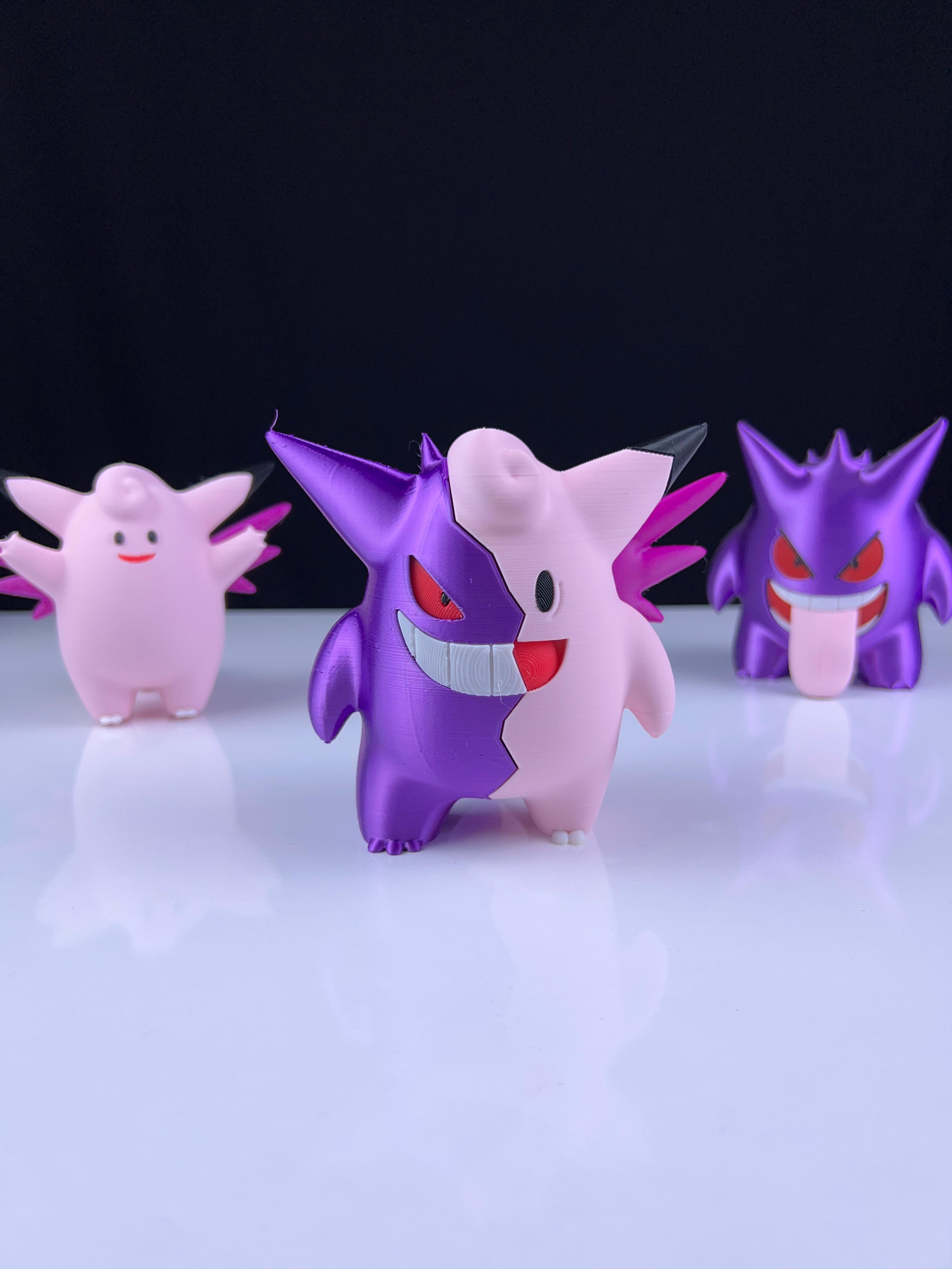 Gengar X Clefable - Multipart 3d model