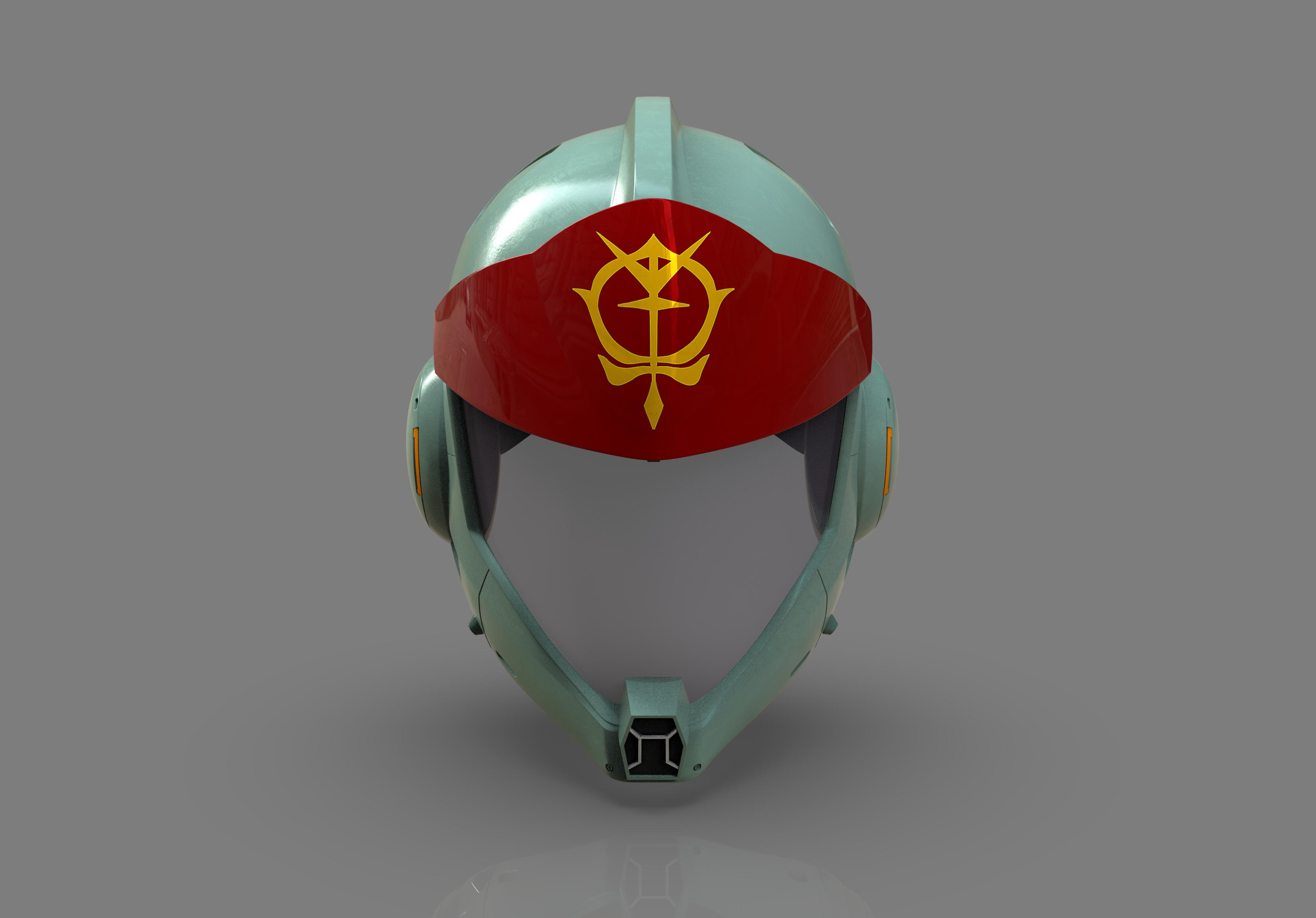 Gundam Requiem Pilot Helmet 3d model