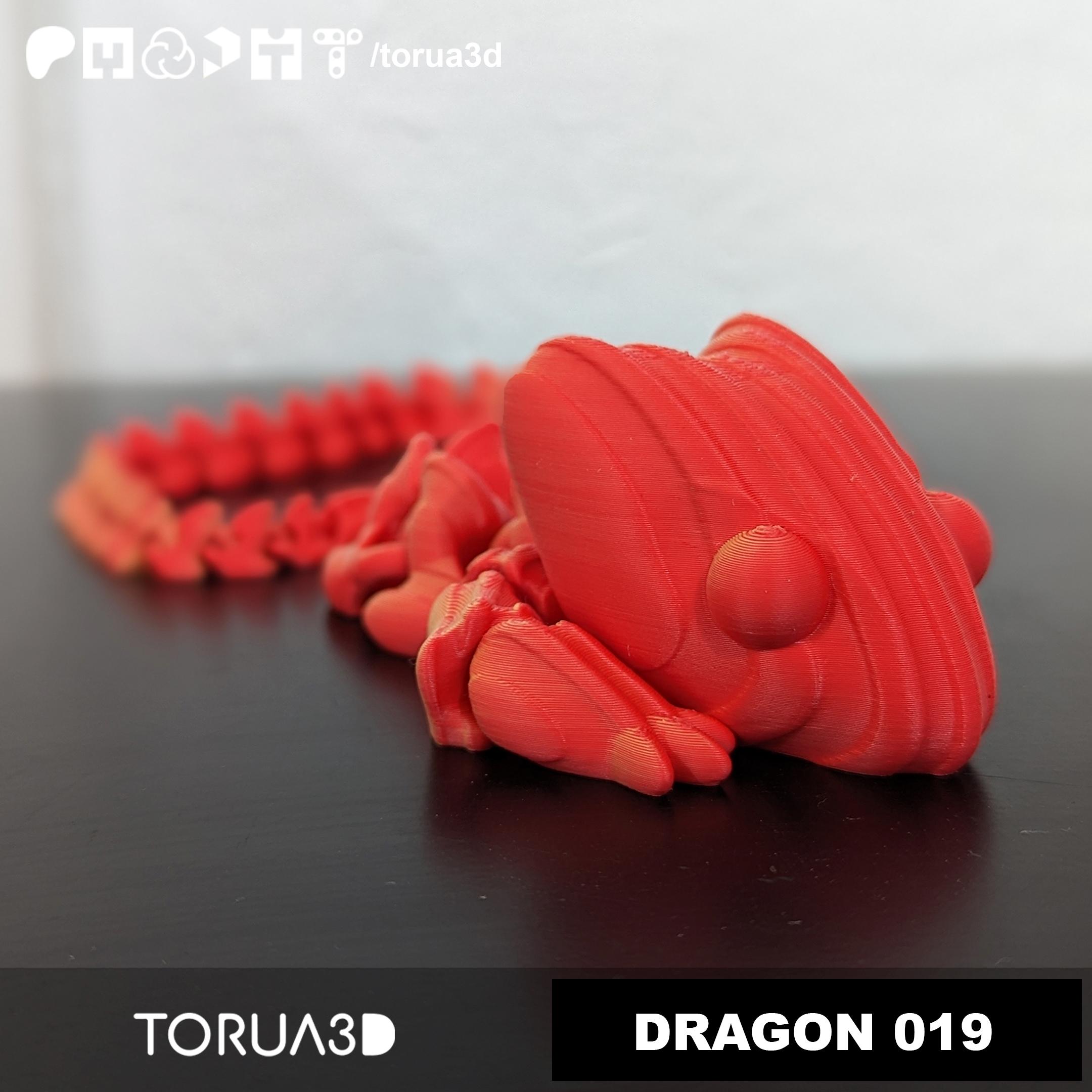 Articulated Dragon 019 3d model