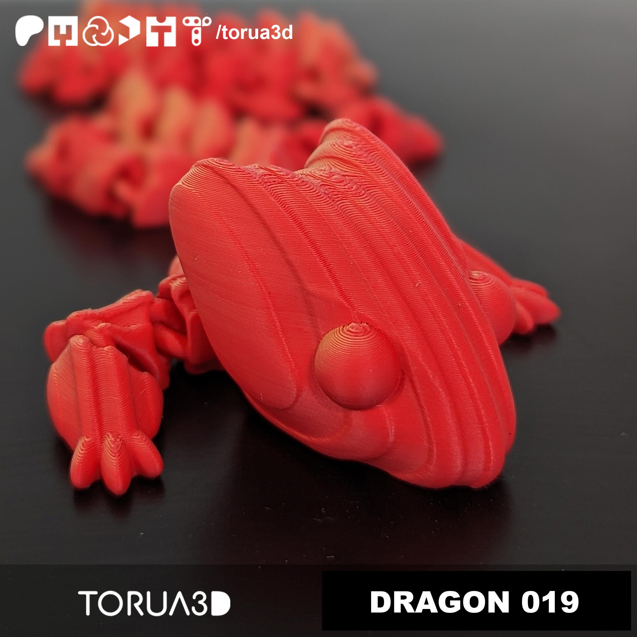 Articulated Dragon 019 3d model