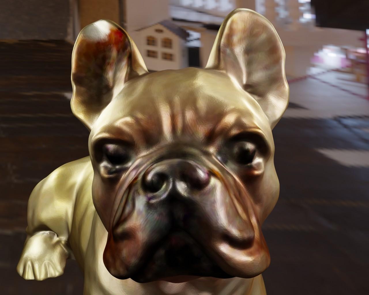 French Bulldog 3d model