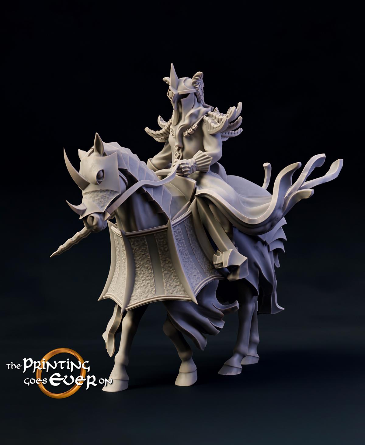 Dark King - Mounted 3d model