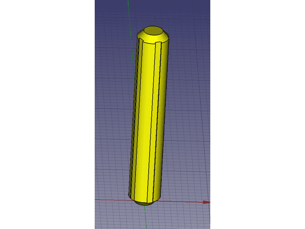 30x5mm dowel pin 3d model