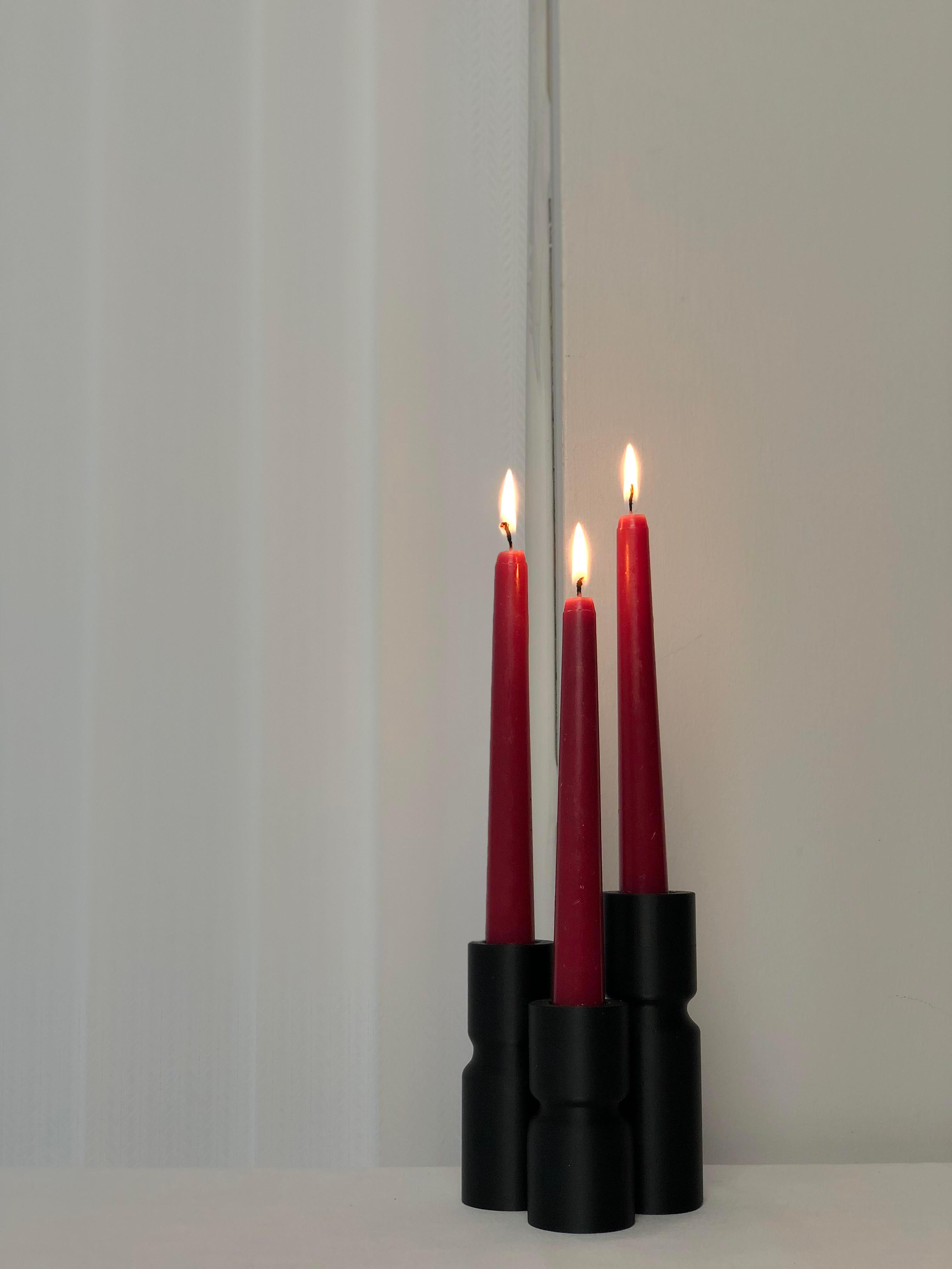 Candle Holder Set of 3 3d model