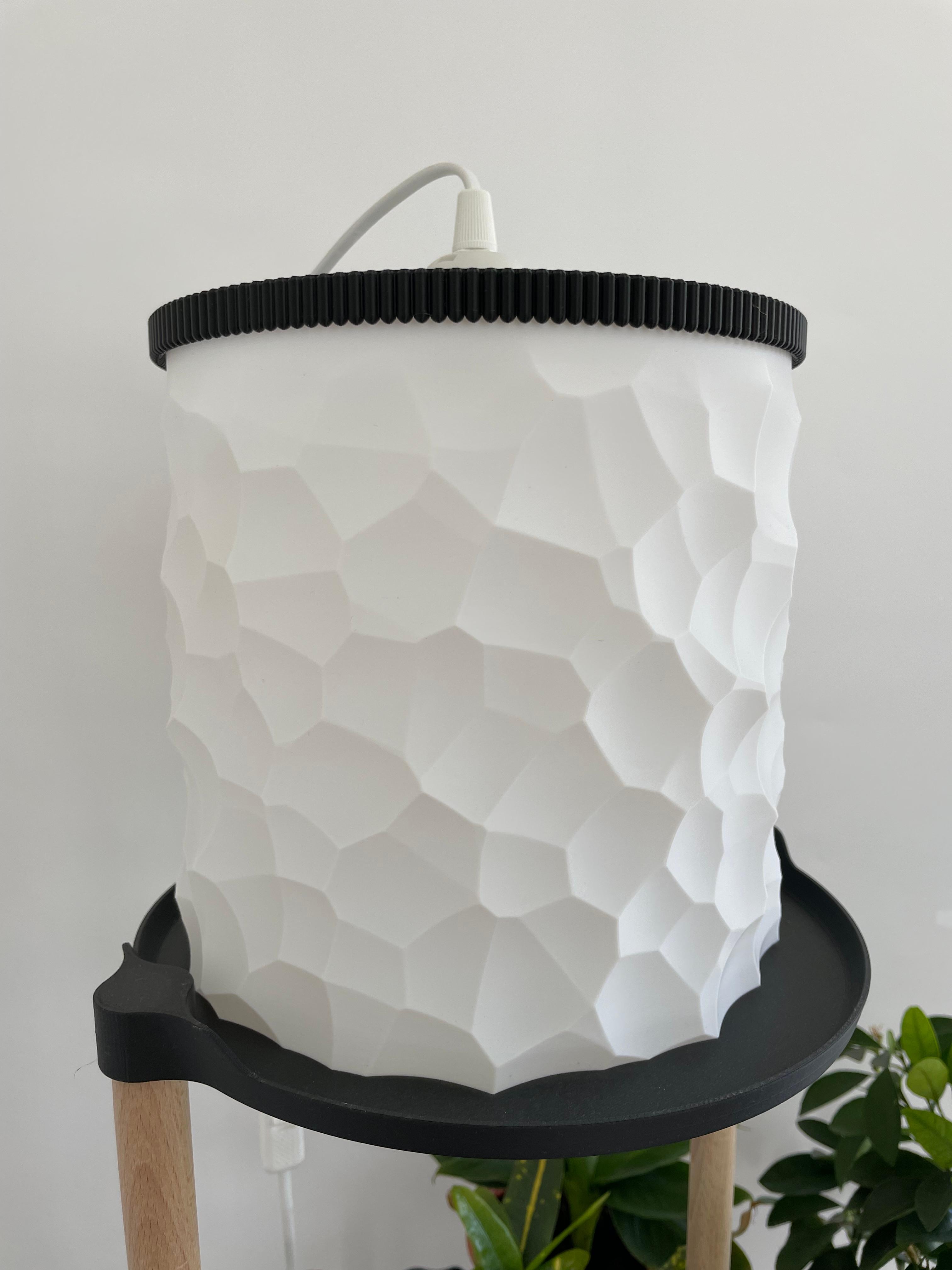 VORONOI PATTERN LAMPSHADE 3d model