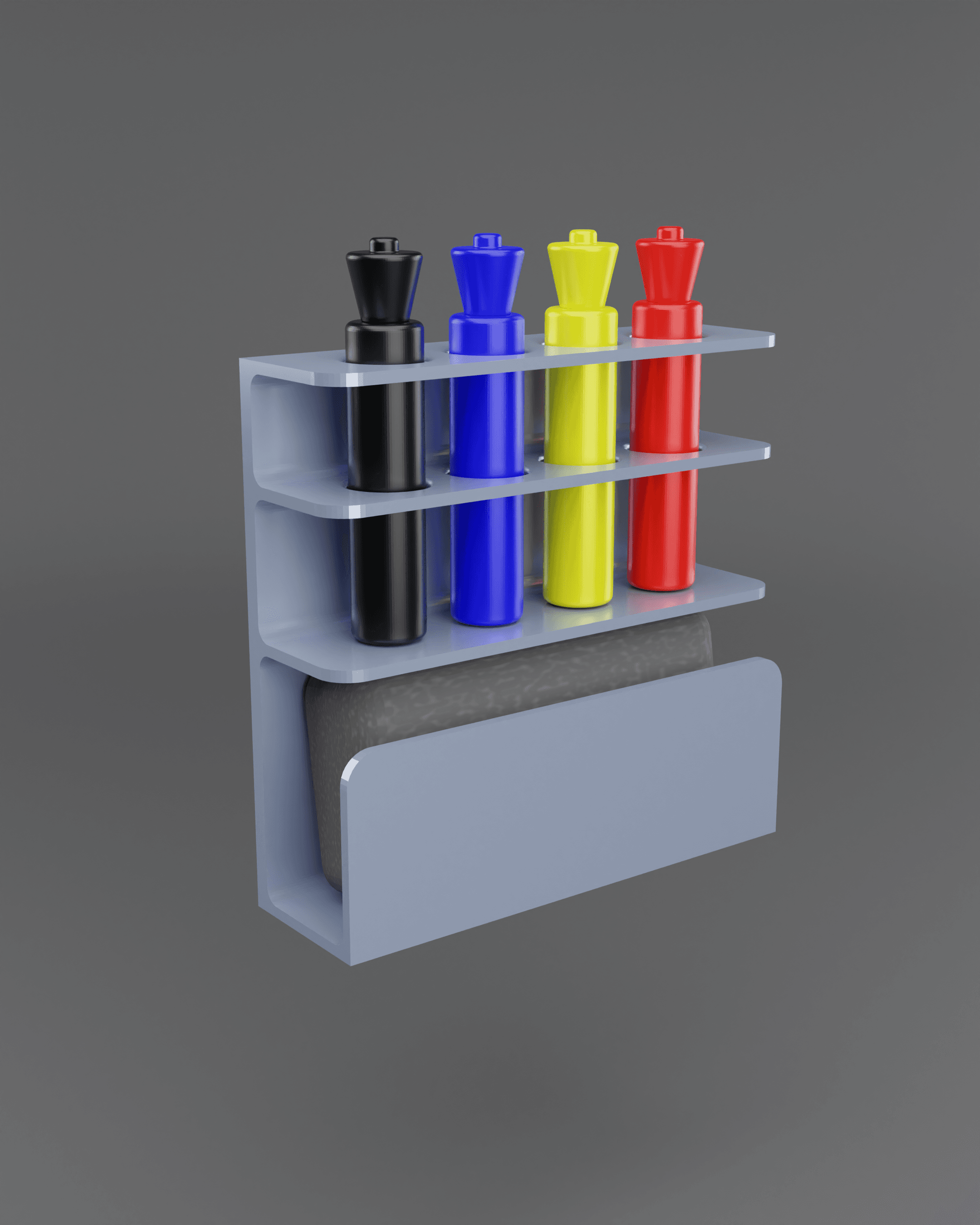 Dry Erase Board Organizer 3d model