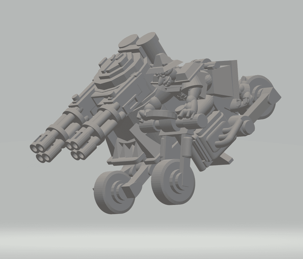 FHW Zorblin Biker heavy Mini Gat 3d model