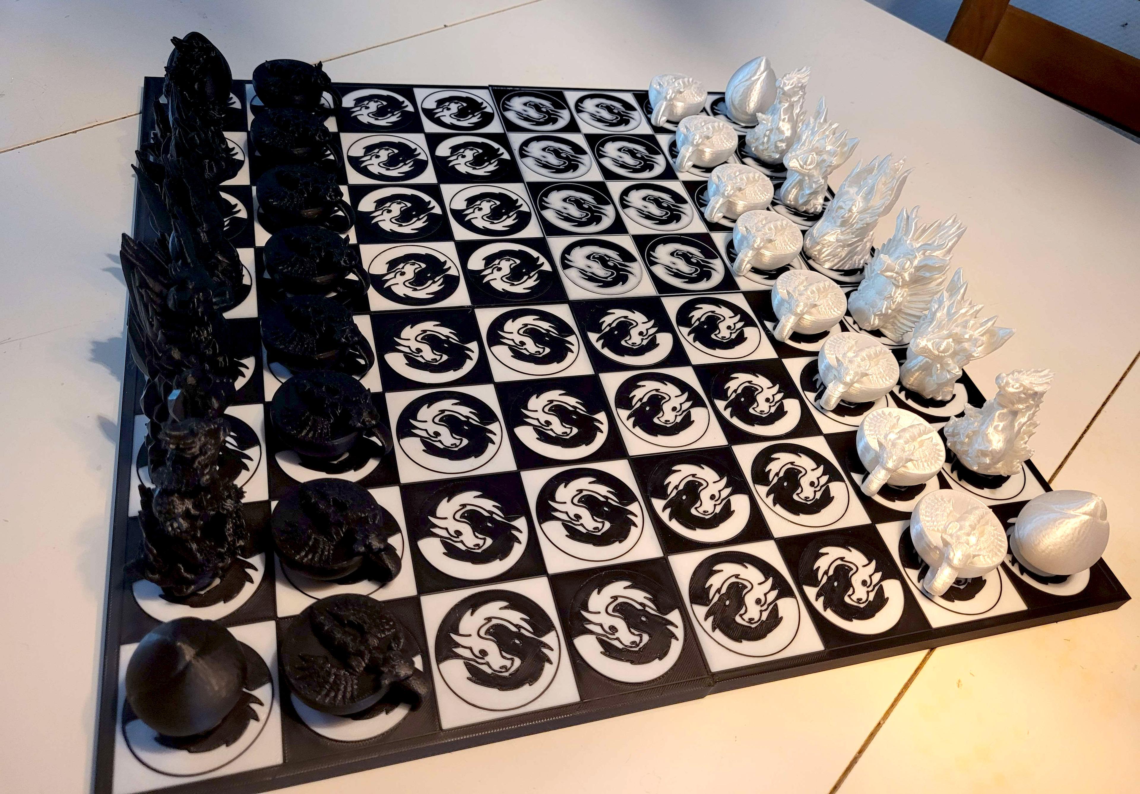 Dragon Chess, Personal Use 3d model