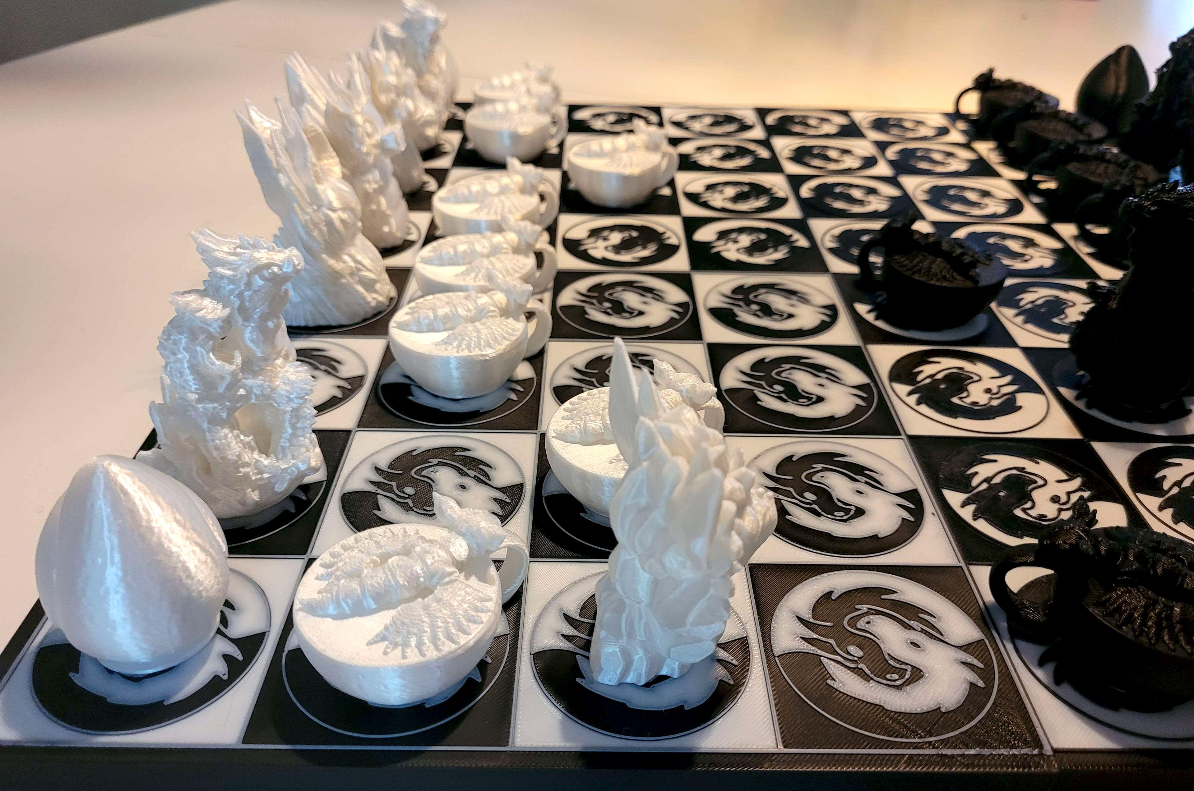 Dragon Chess, Personal Use 3d model