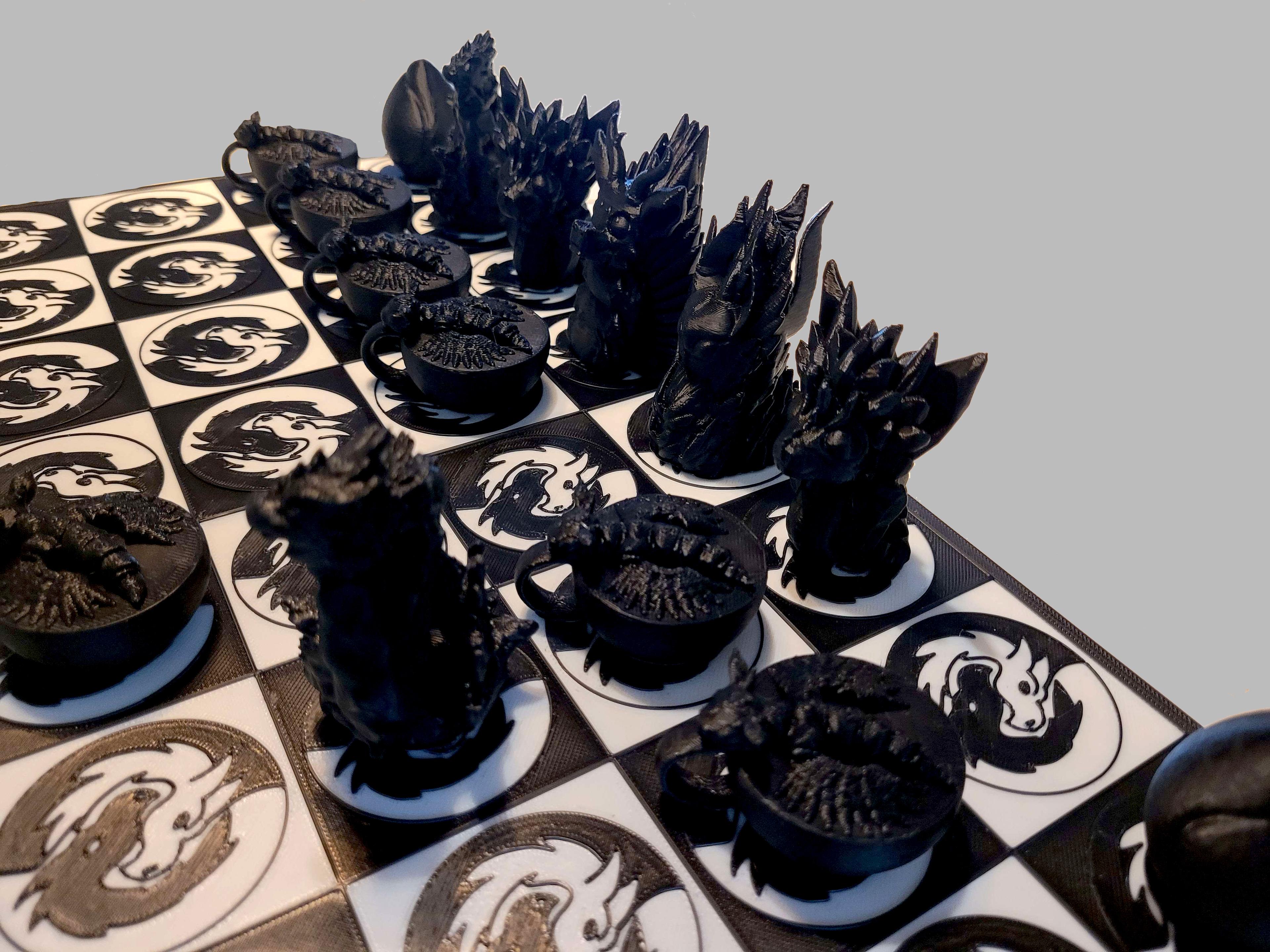 Dragon Chess, Personal Use 3d model