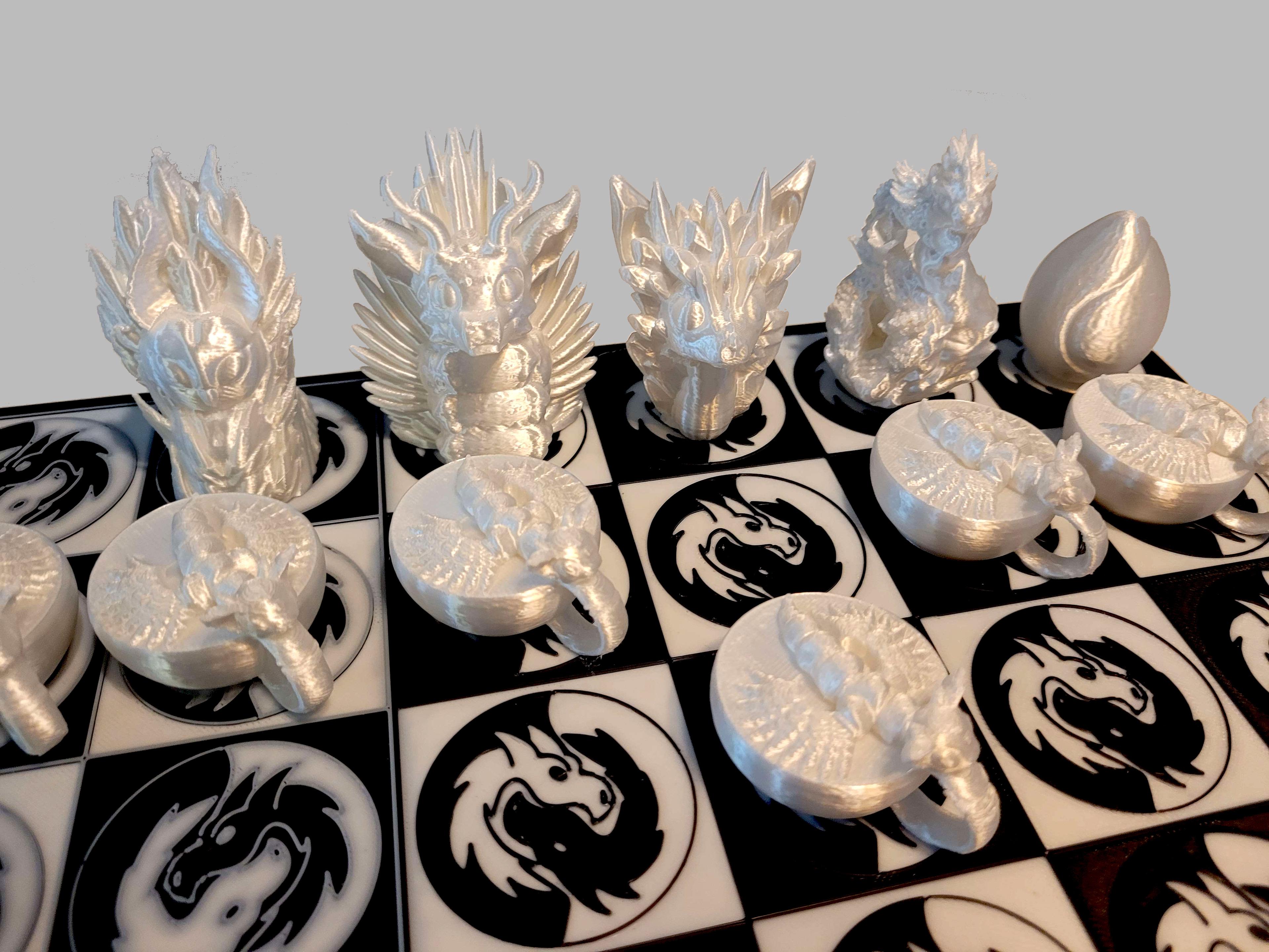 Dragon Chess, Personal Use 3d model