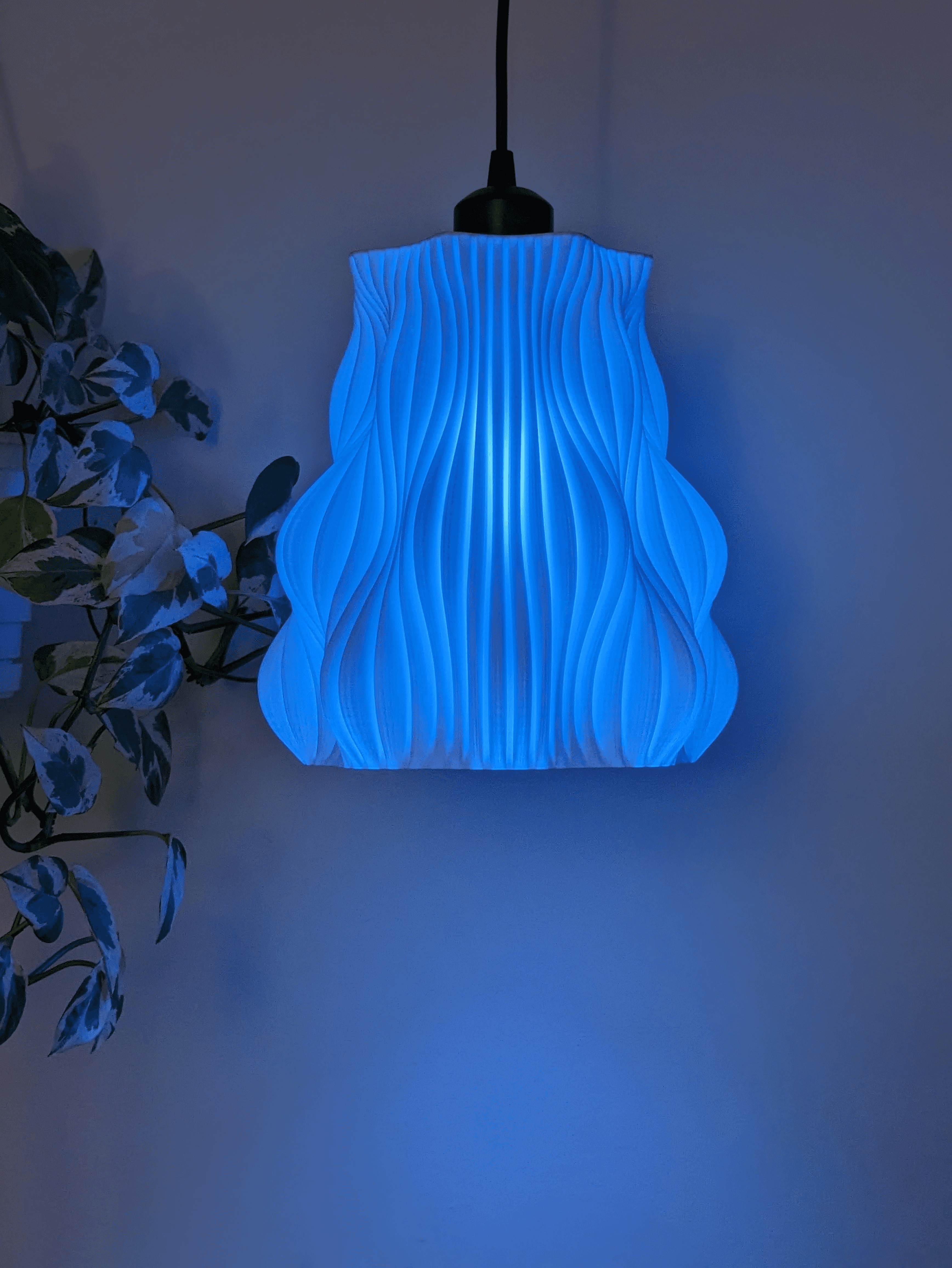 The Flustra - Vase Mode Pendant Light (Large), STL & Bambu 3MF 3d model