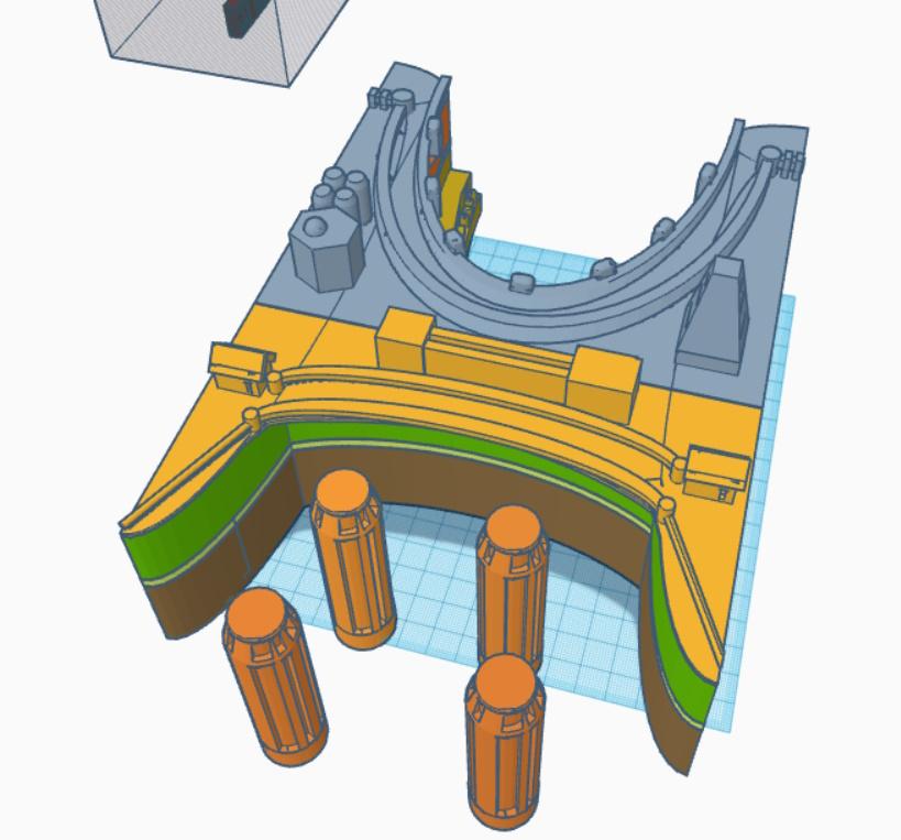 Hydro Electric Dam 3d model