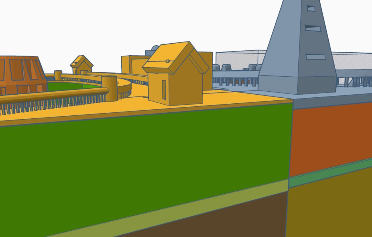 Hydro Electric Dam 3d model