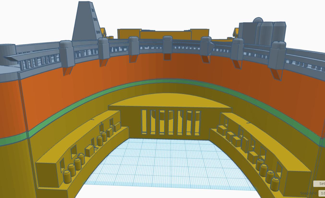 Hydro Electric Dam 3d model