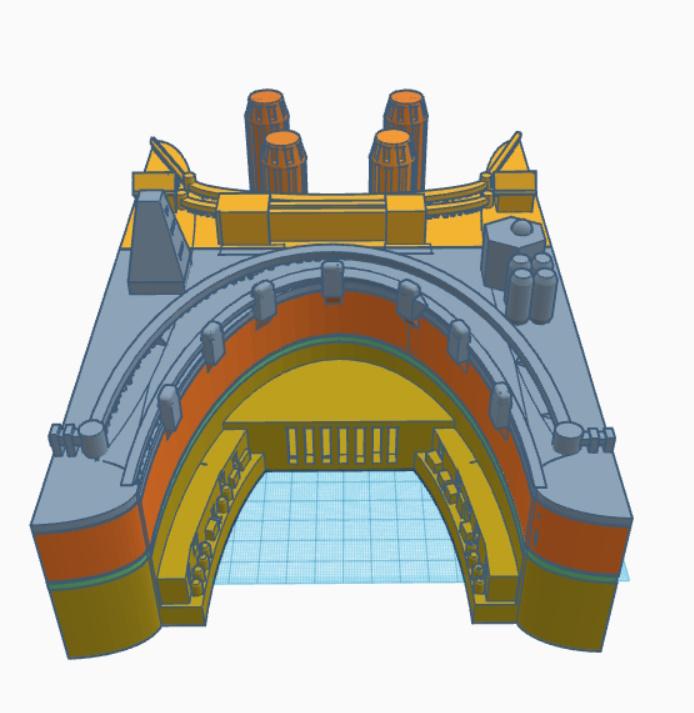 Hydro Electric Dam 3d model