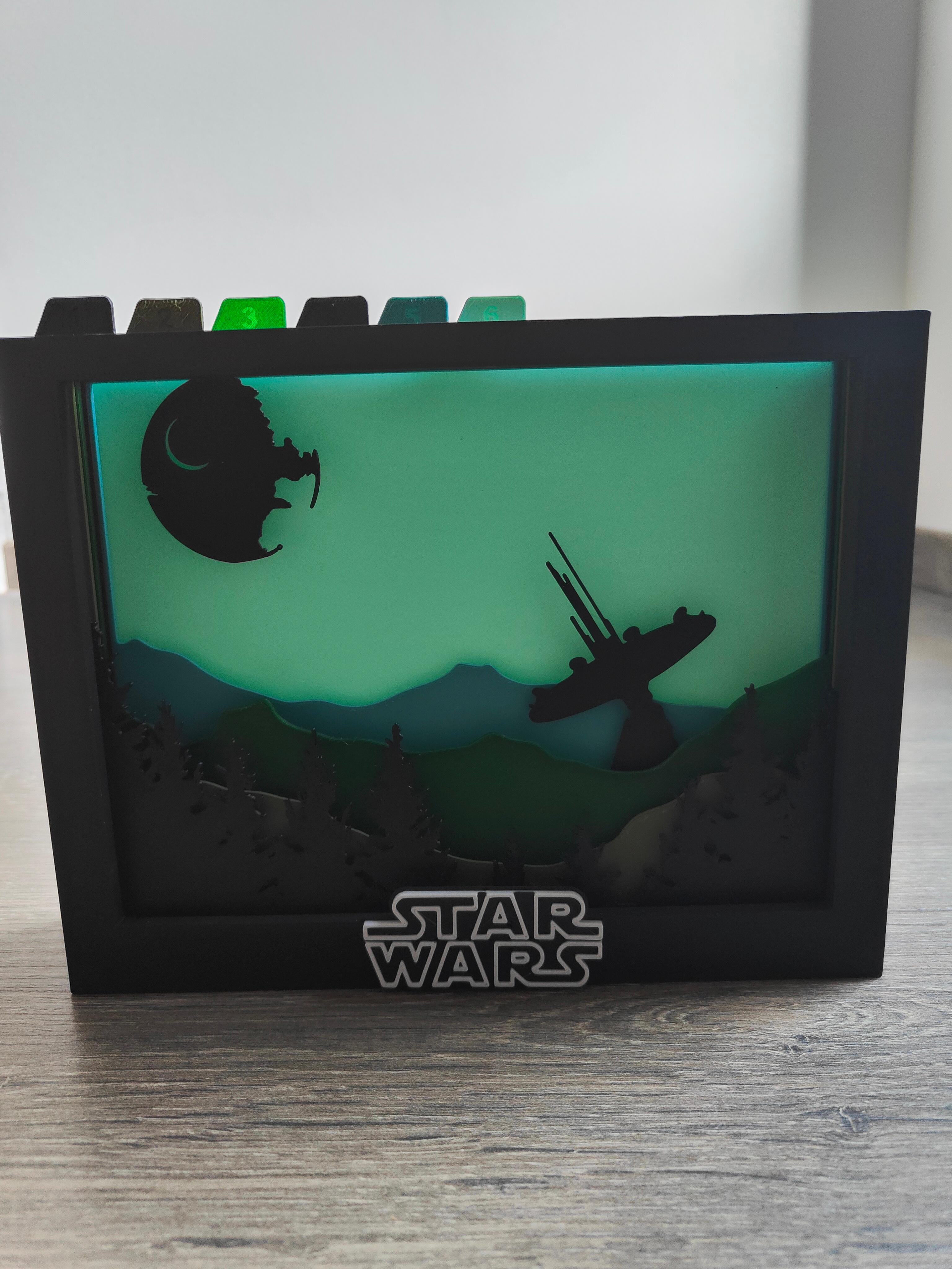 Star Wars Endor Shadow Box (A) 3d model