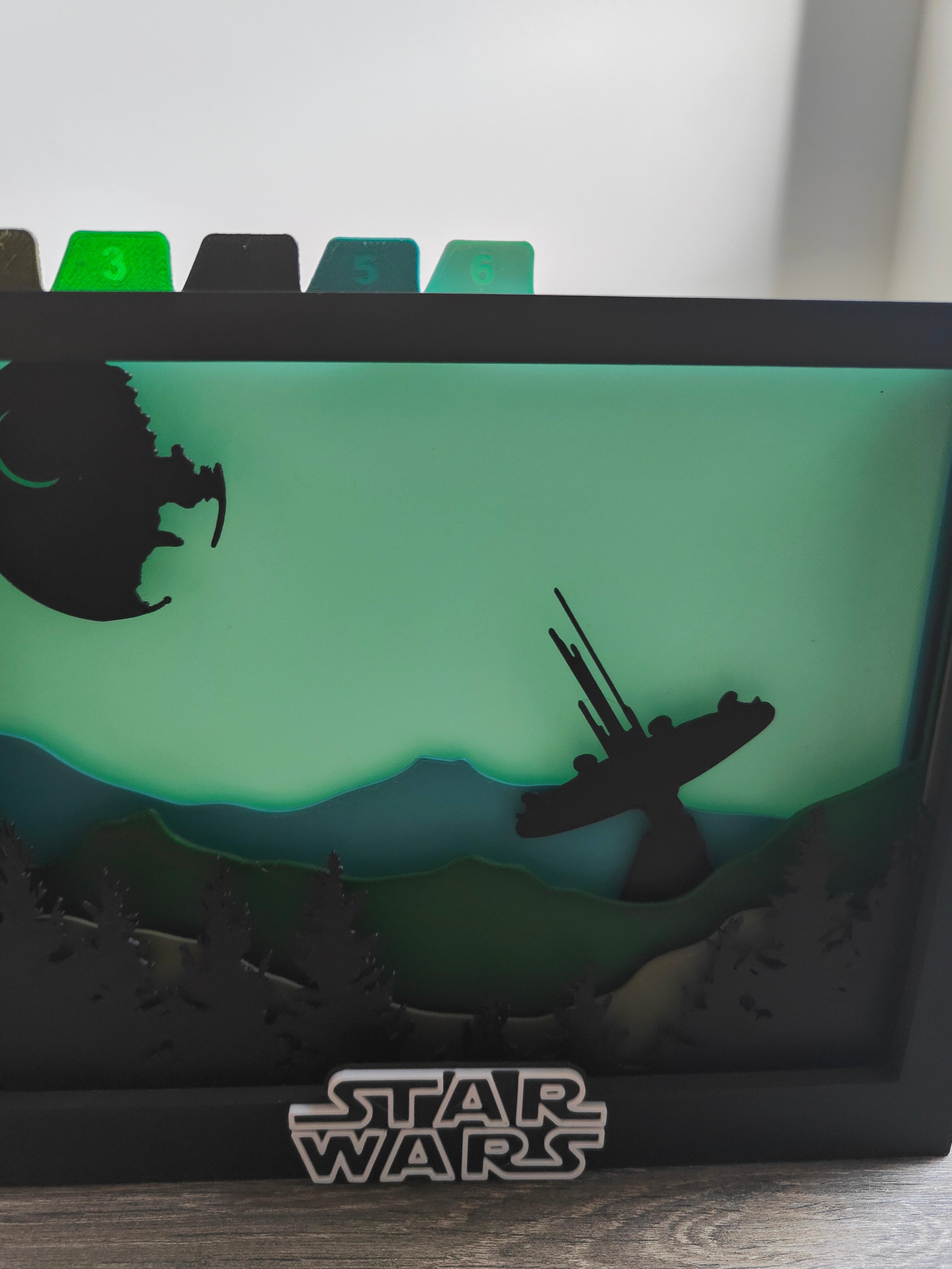 Star Wars Endor Shadow Box (A) 3d model