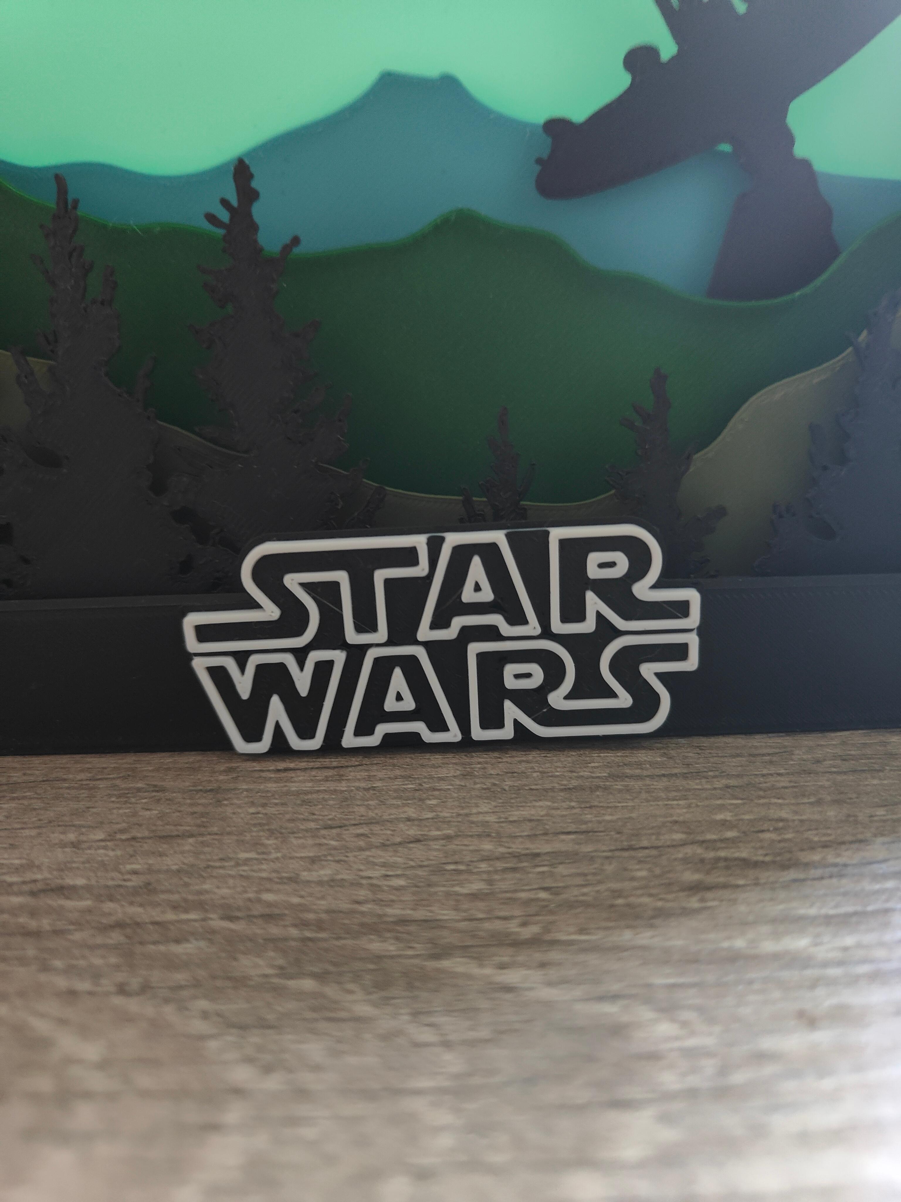 Star Wars Endor Shadow Box (A) 3d model