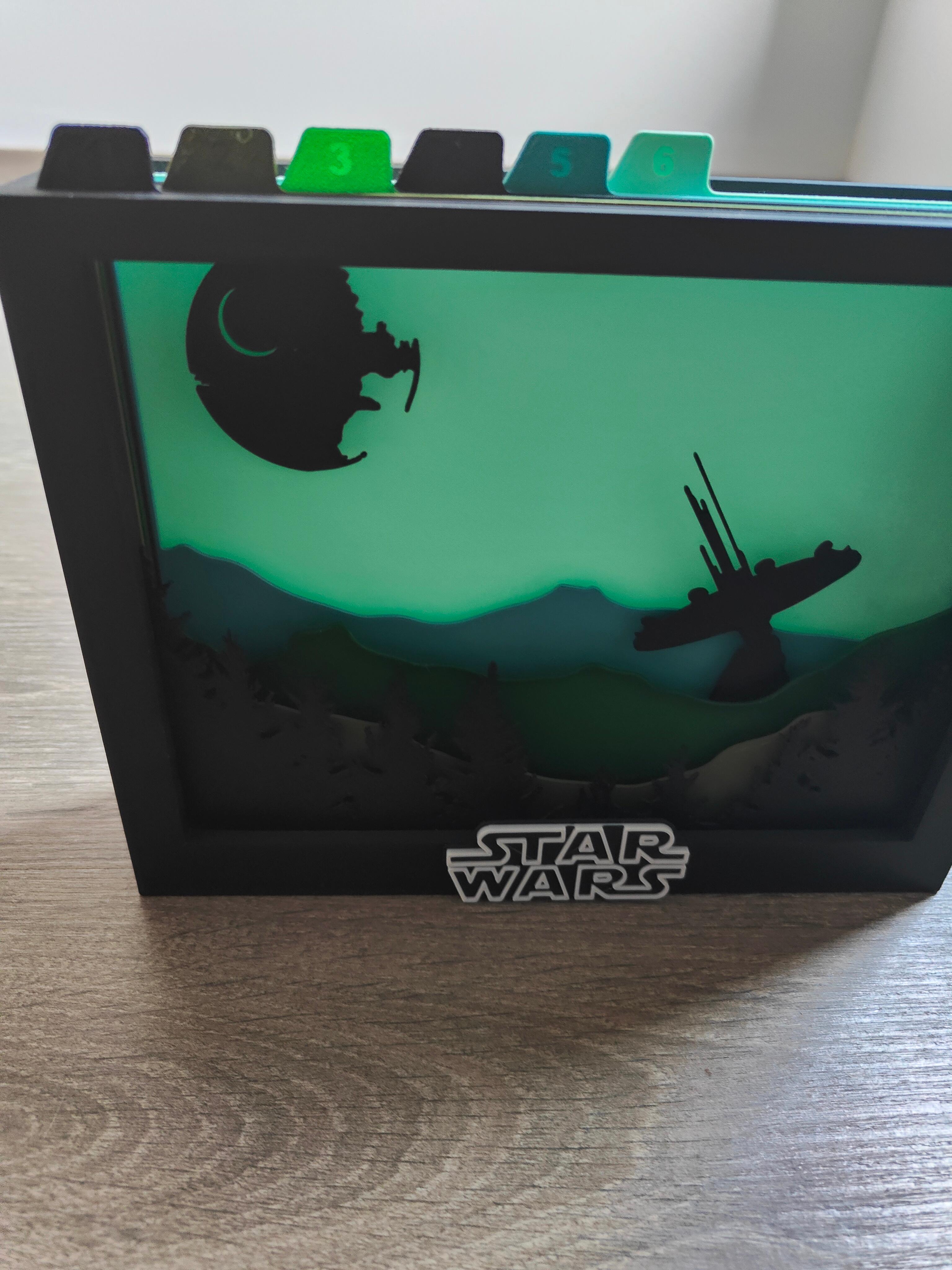 Star Wars Endor Shadow Box (A) 3d model