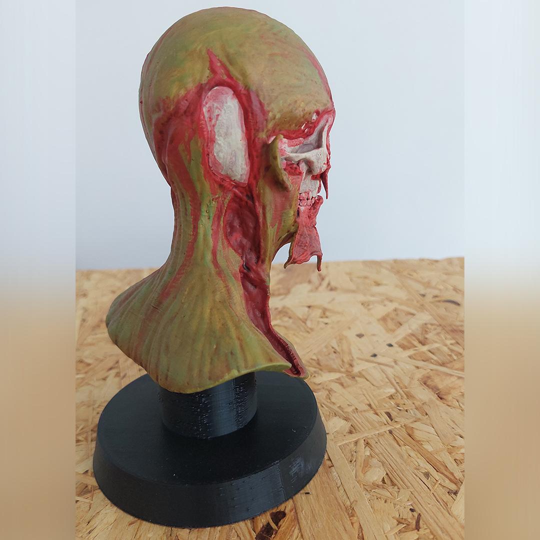 Zombie Bust 3d model