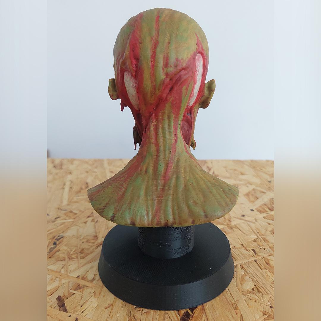 Zombie Bust 3d model