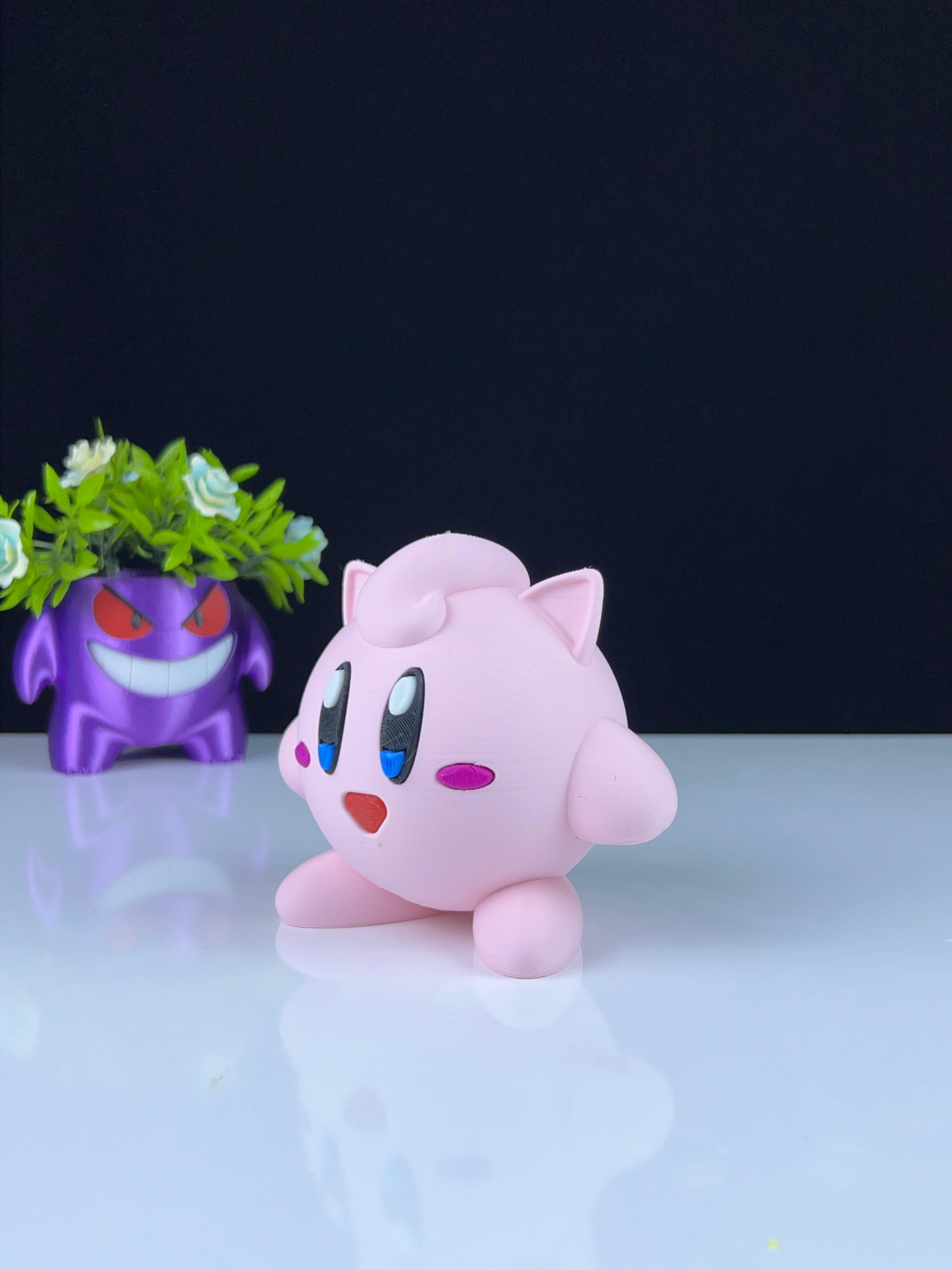 jigglypuff kirby  3d model