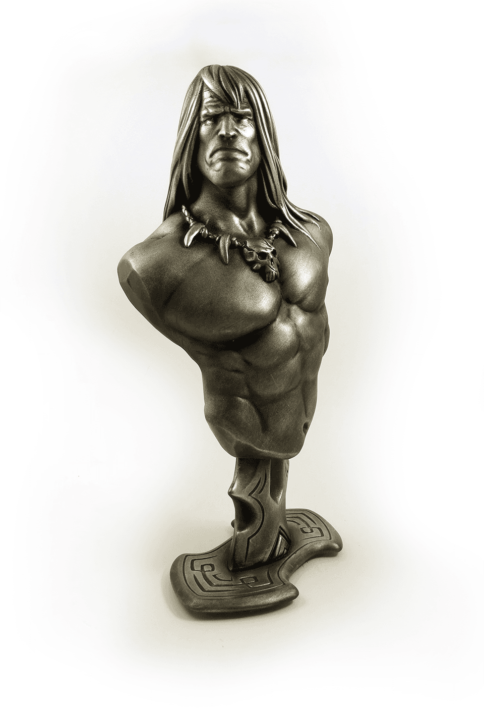 Conan the Barbarian bust (fan art) 3d model