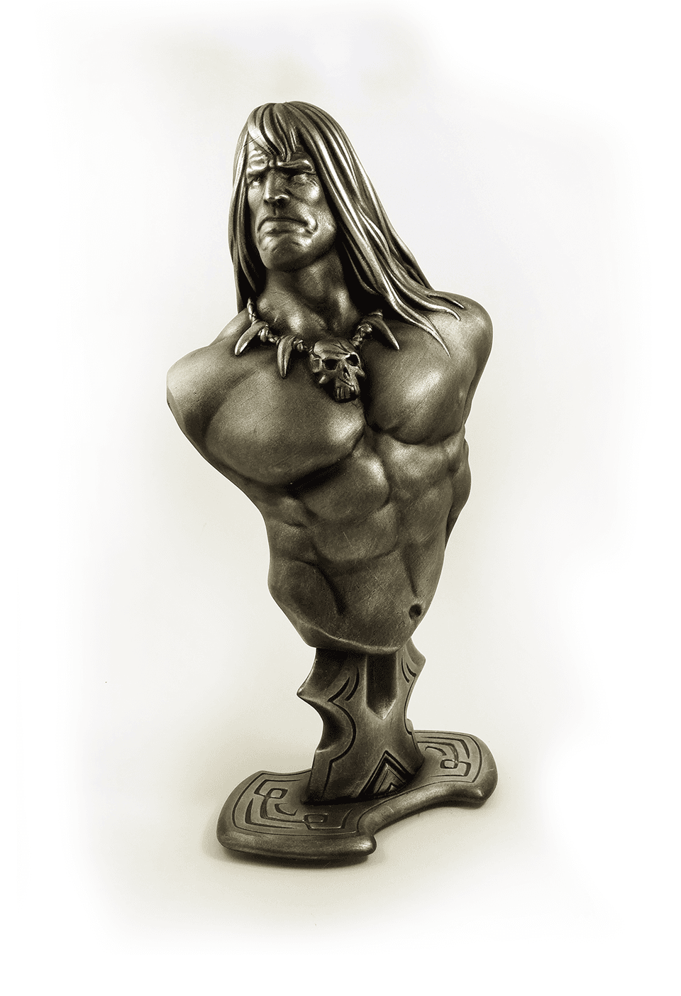 Conan the Barbarian bust (fan art) 3d model