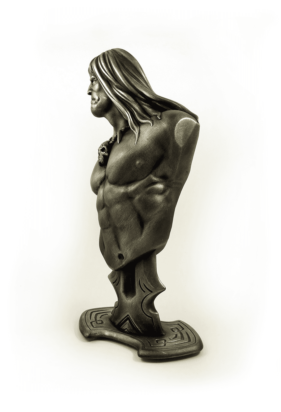 Conan the Barbarian bust (fan art) 3d model