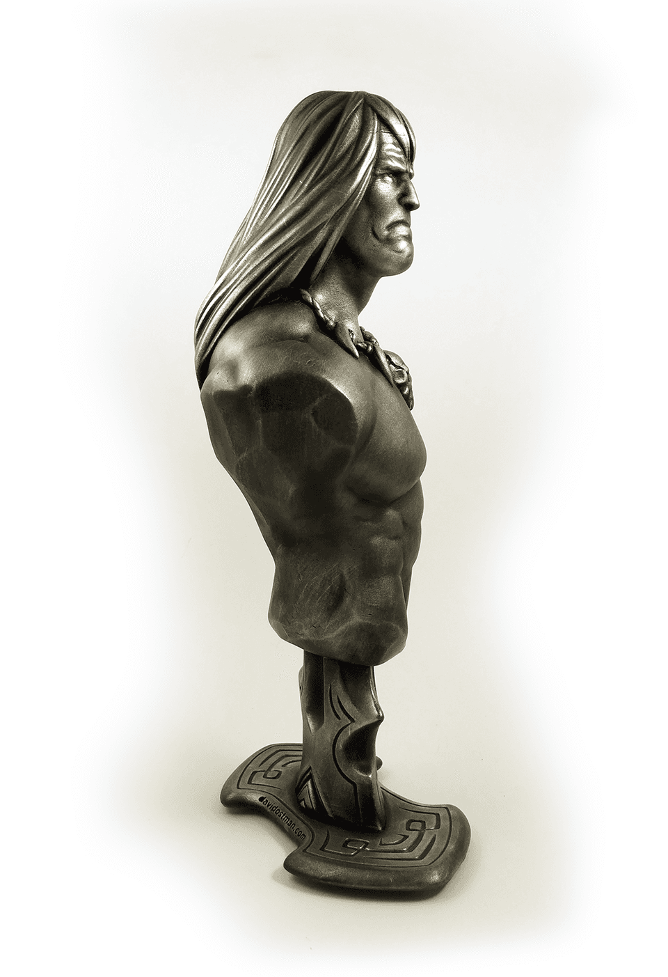 Conan the Barbarian bust (fan art) 3d model