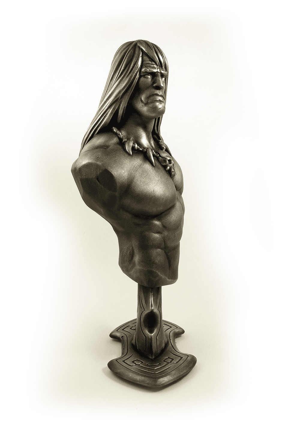 Conan the Barbarian bust (fan art) 3d model