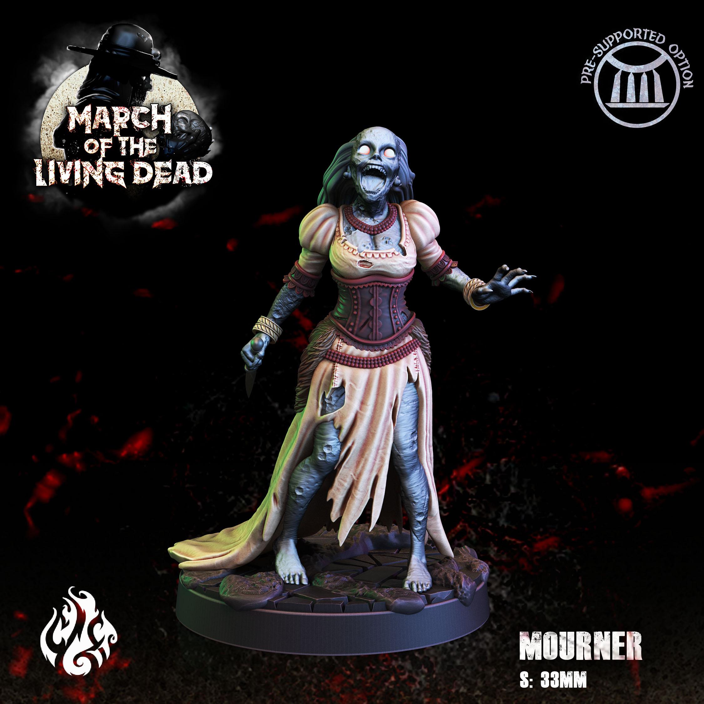 Mourner 3d model