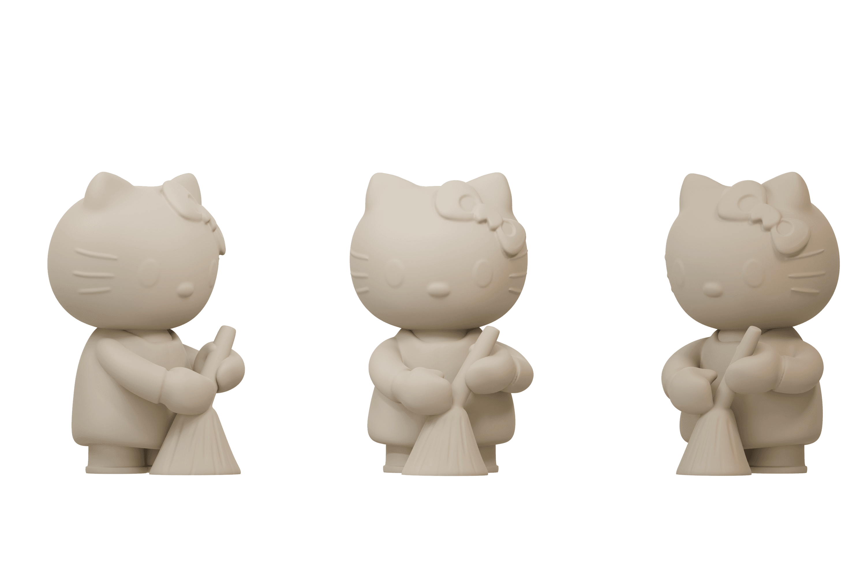 Hello Kitty Cleaning 3d model