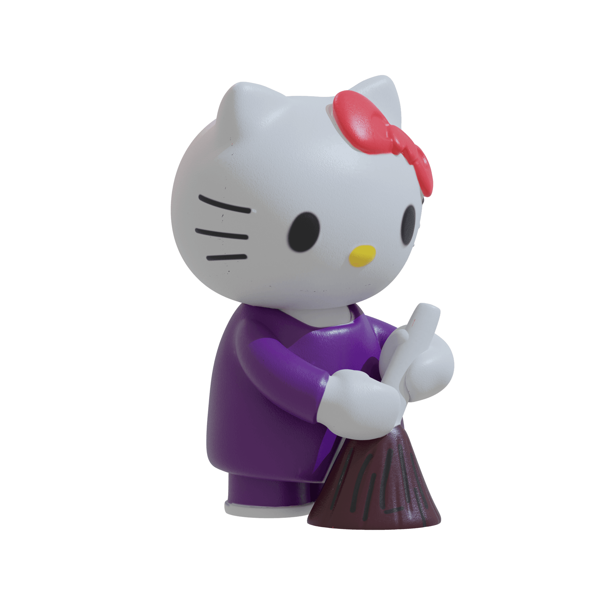 Hello Kitty Cleaning 3d model