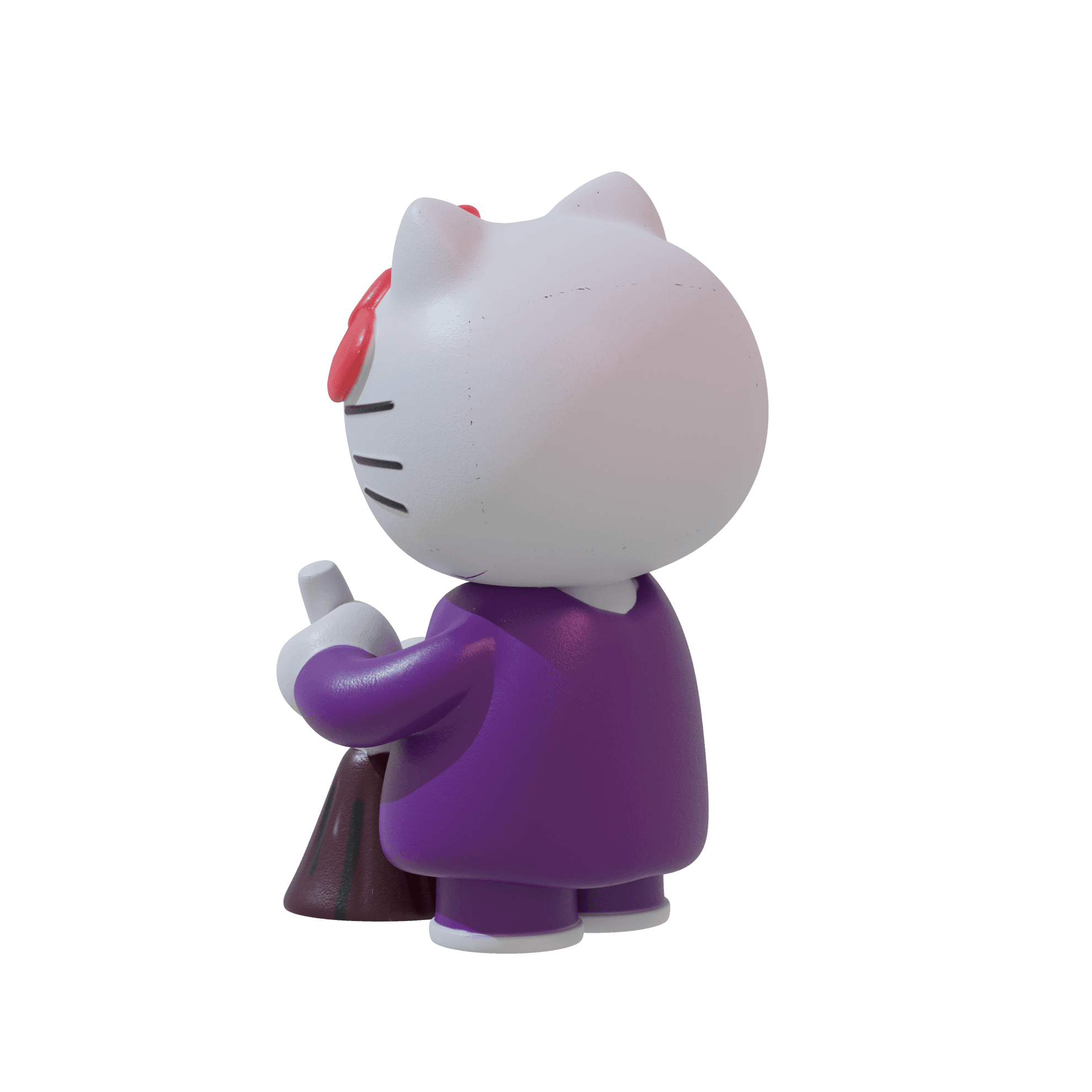 Hello Kitty Cleaning 3d model