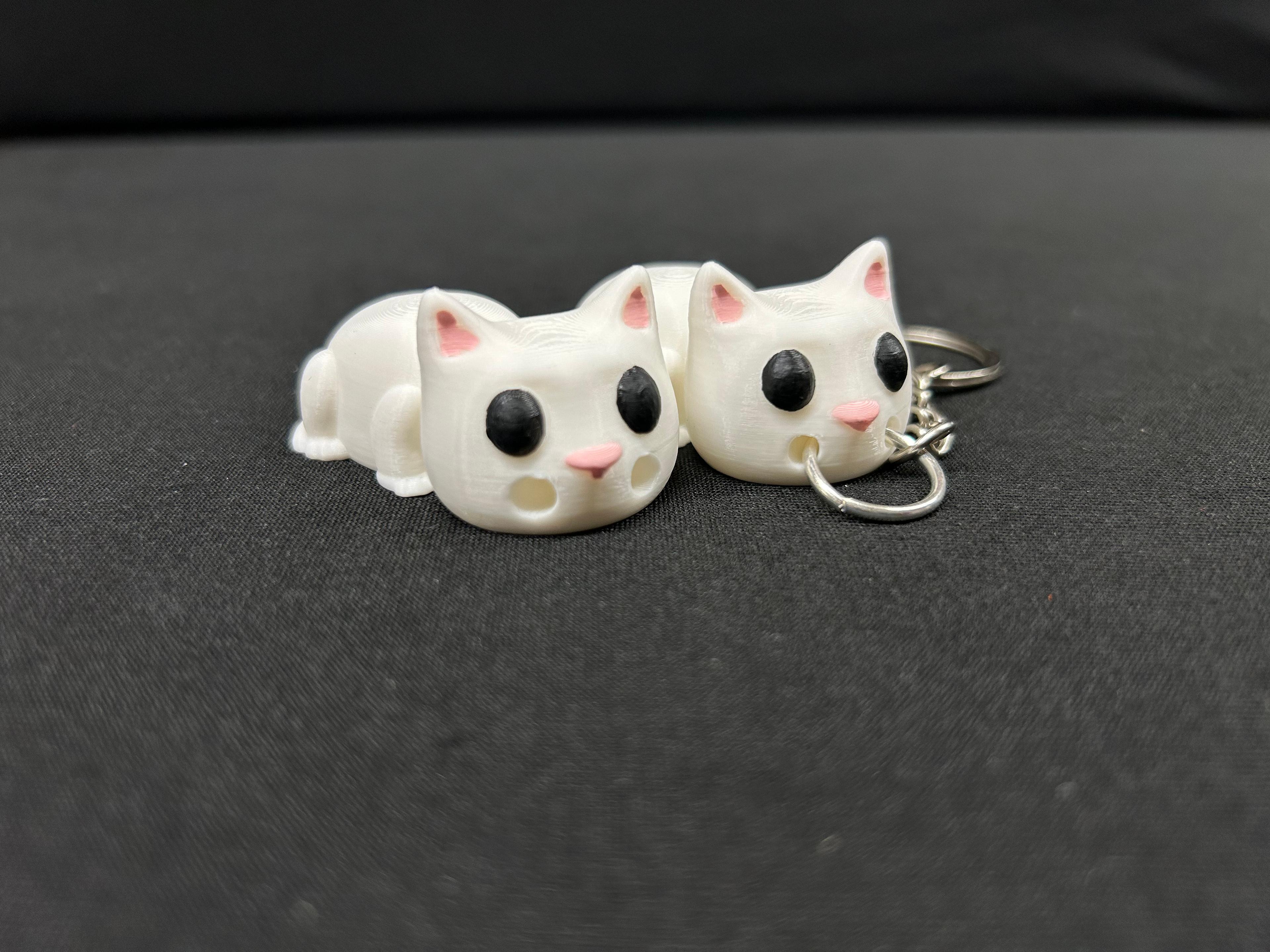 Cat Keychain 3d model